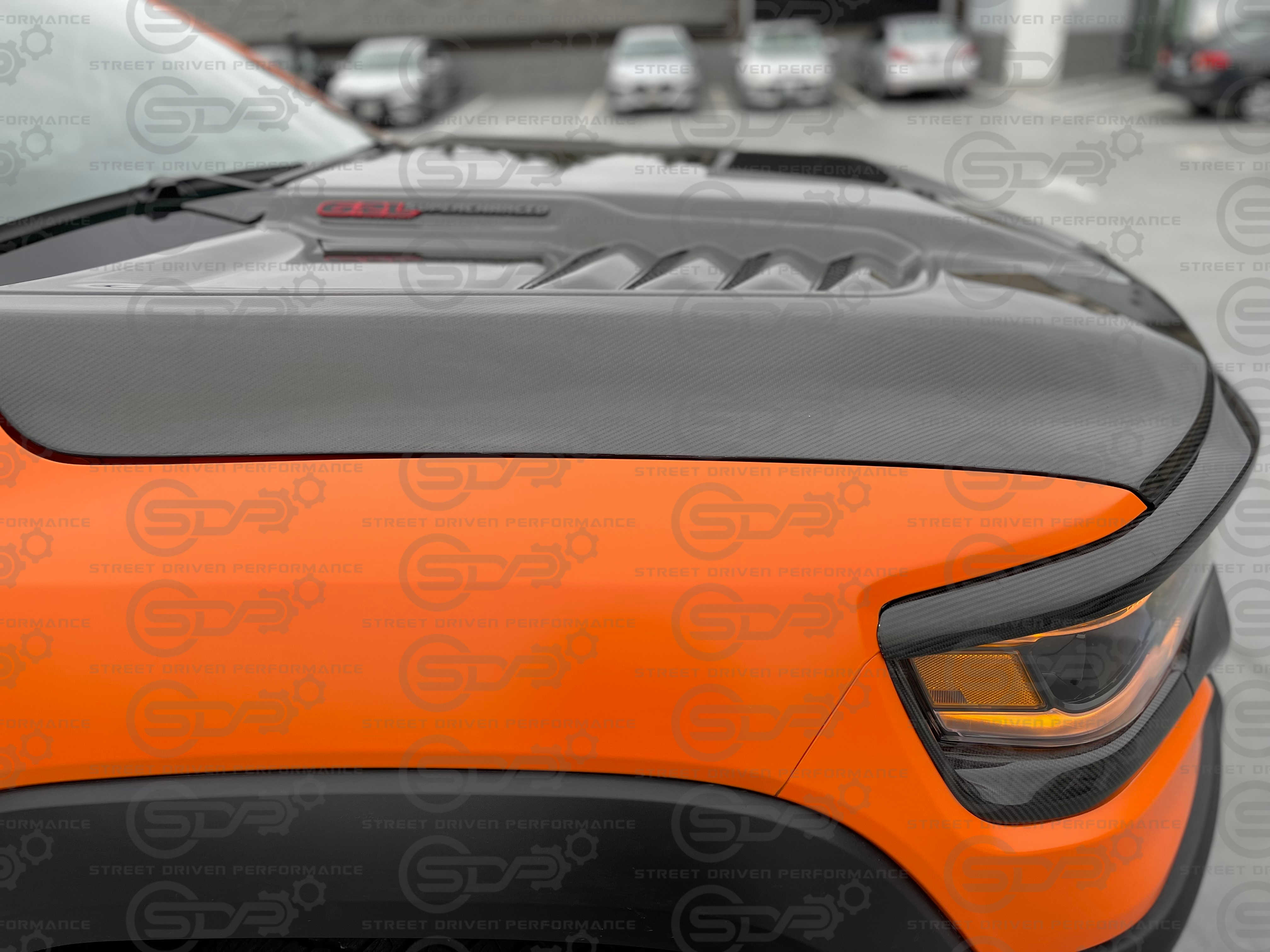 2021-2022 RAM TRX OE CARBON FIBER Hood Vents