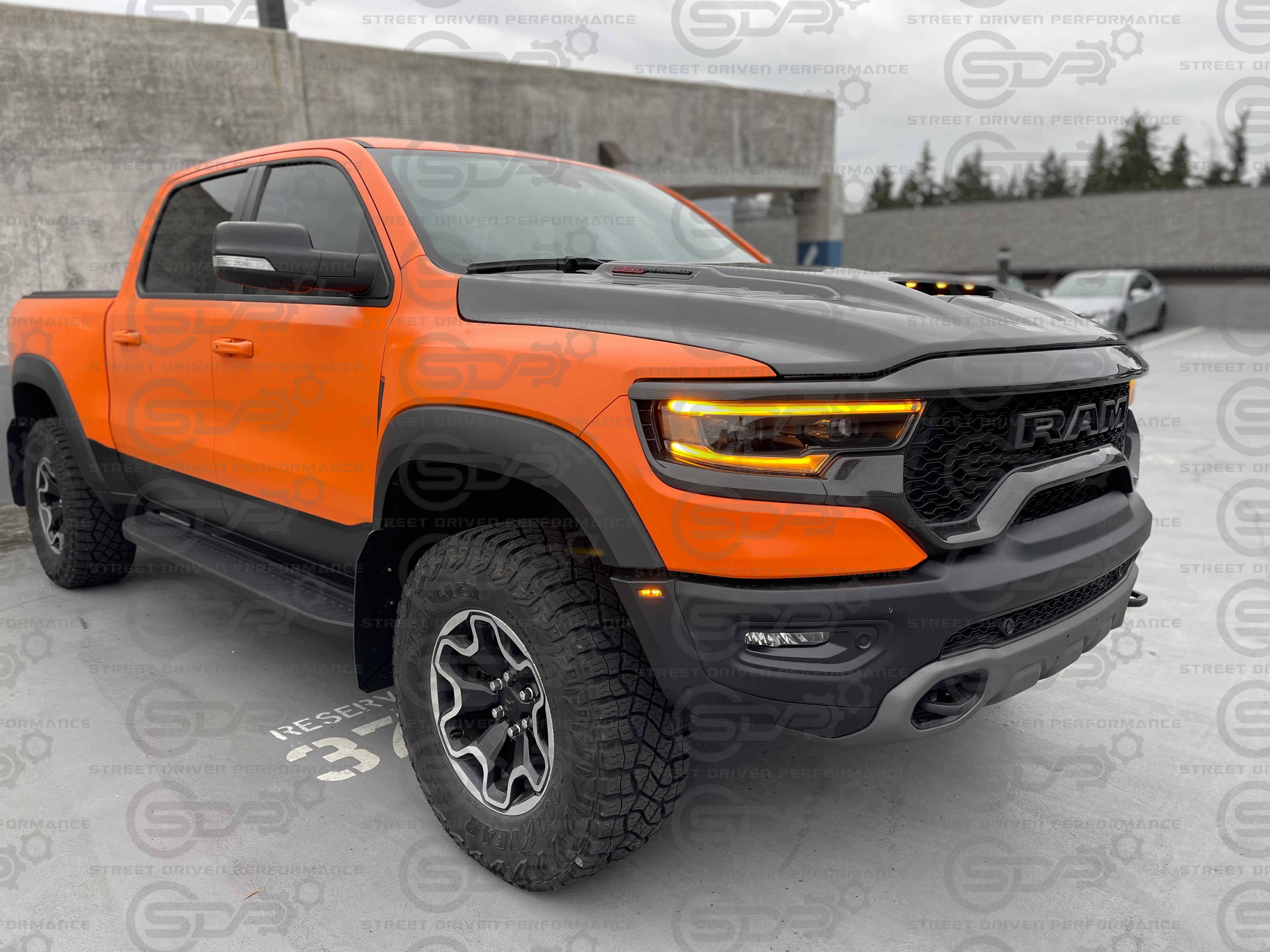 2021-2022 RAM TRX CARBON FIBER Lower Front Grille Trim