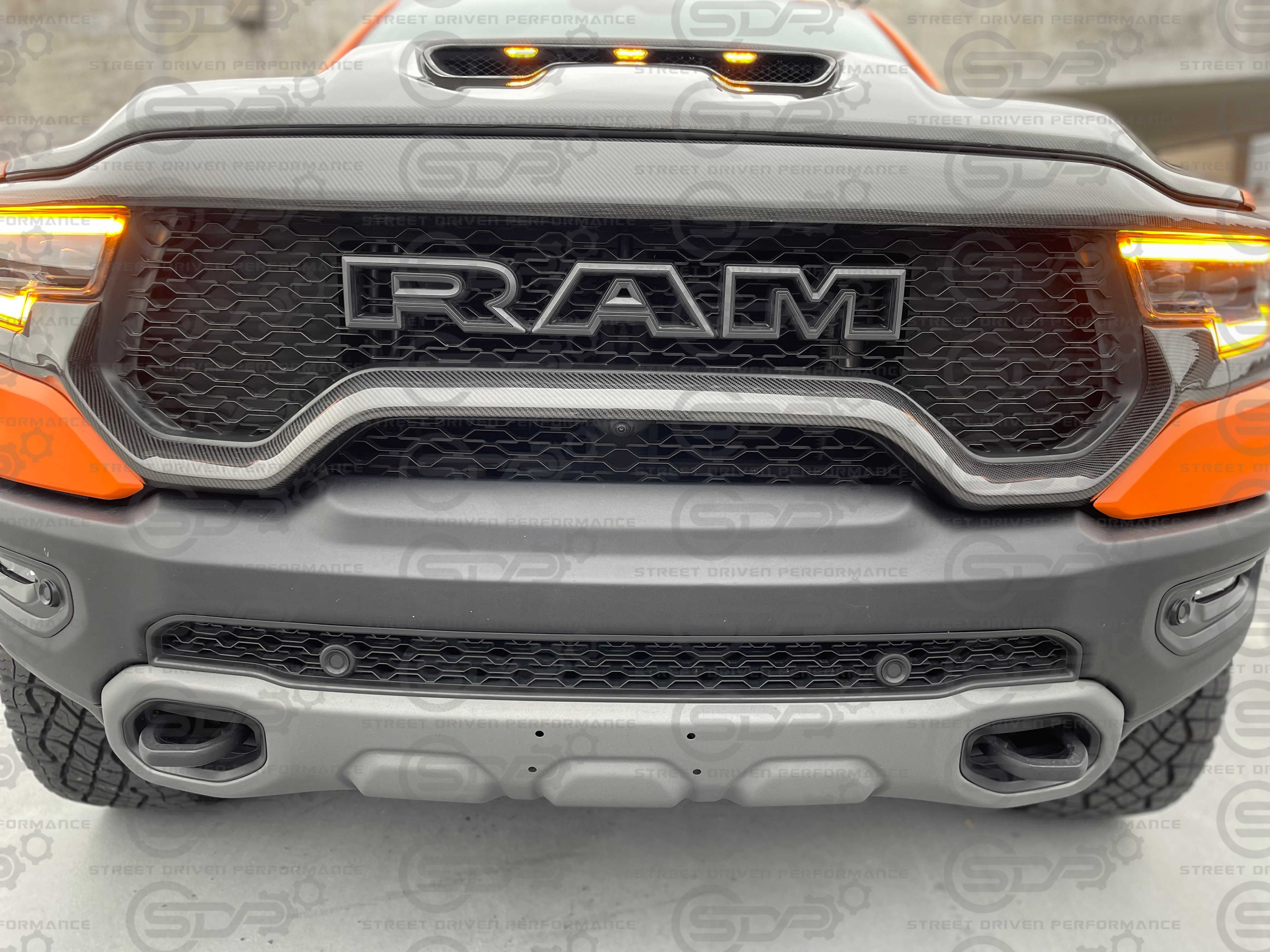 2021-2022 RAM TRX CARBON FIBER Lower Front Grille Trim