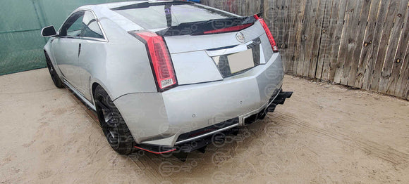2009-2015 Cadillac CTS Coupe | Rear Trunk Lid Wing Wickerbill Spoiler