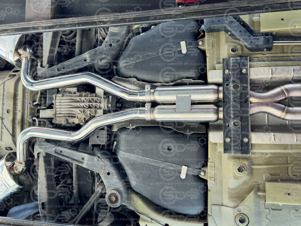 10-15 Camaro Coupe | T304 3" Piping 4" Slant-Cut Tips Cat Back Full Exhaust