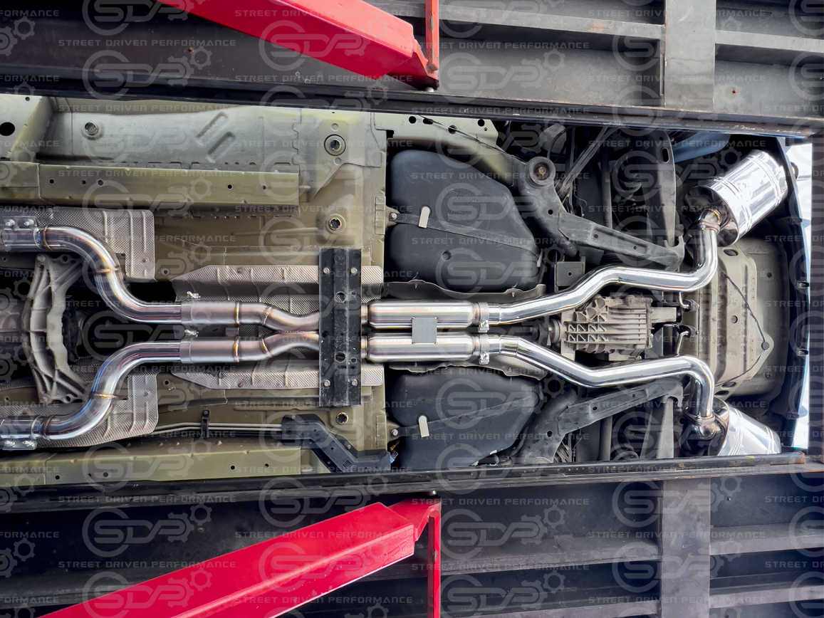 10-15 Camaro Coupe | T304 3" Piping 4" Slant-Cut Tips Cat Back Full Exhaust