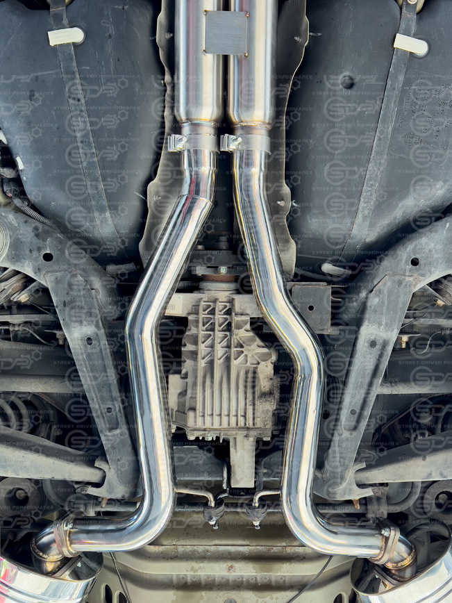 10-15 Camaro Coupe | T304 3" Piping 4" Slant-Cut Tips Cat Back Full Exhaust