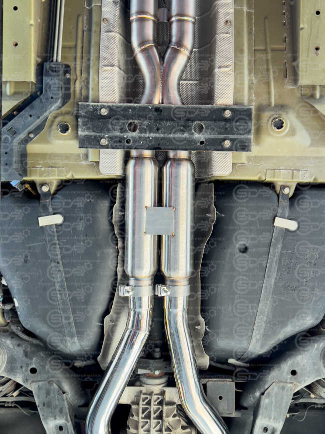 10-15 Camaro Coupe | T304 3" Piping 4" Slant-Cut Tips Cat Back Full Exhaust