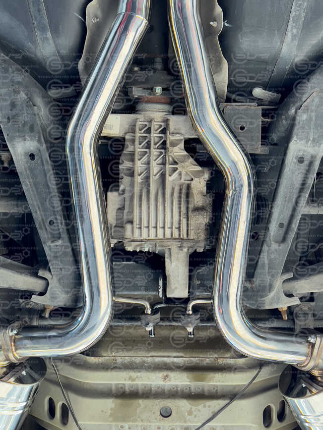 10-15 Camaro Coupe | T304 3" Piping 4" Slant-Cut Tips Cat Back Full Exhaust