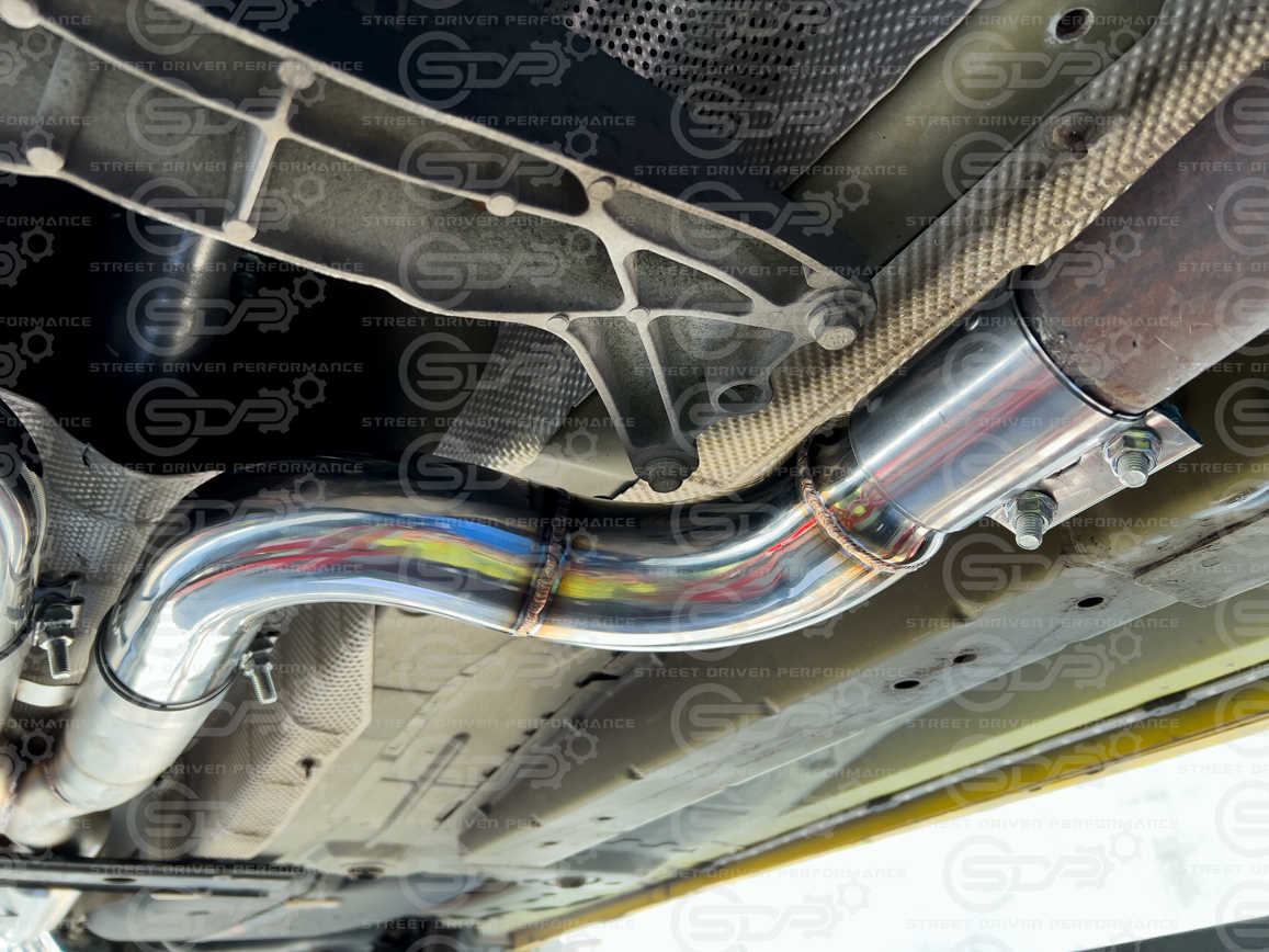 10-15 Camaro Coupe | T304 3" Piping 4" Slant-Cut Tips Cat Back Full Exhaust