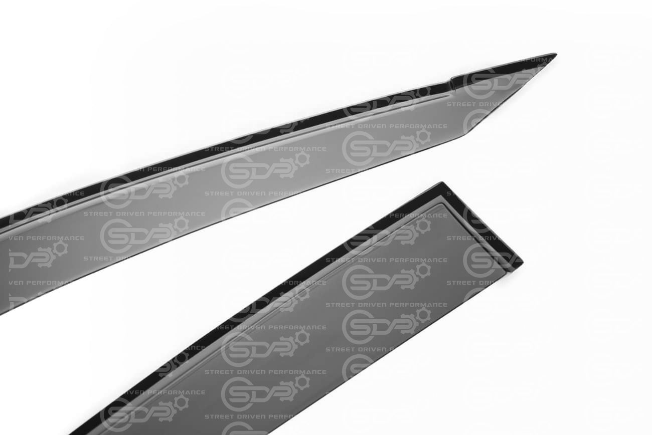 2008-2013 Cadillac CTS | Smoke Tinted Window Rain Deflectors Visors
