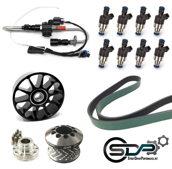 ZL1 Complete Upper Pulley Kit / Injector / Flex Fuel E85 Performance Package