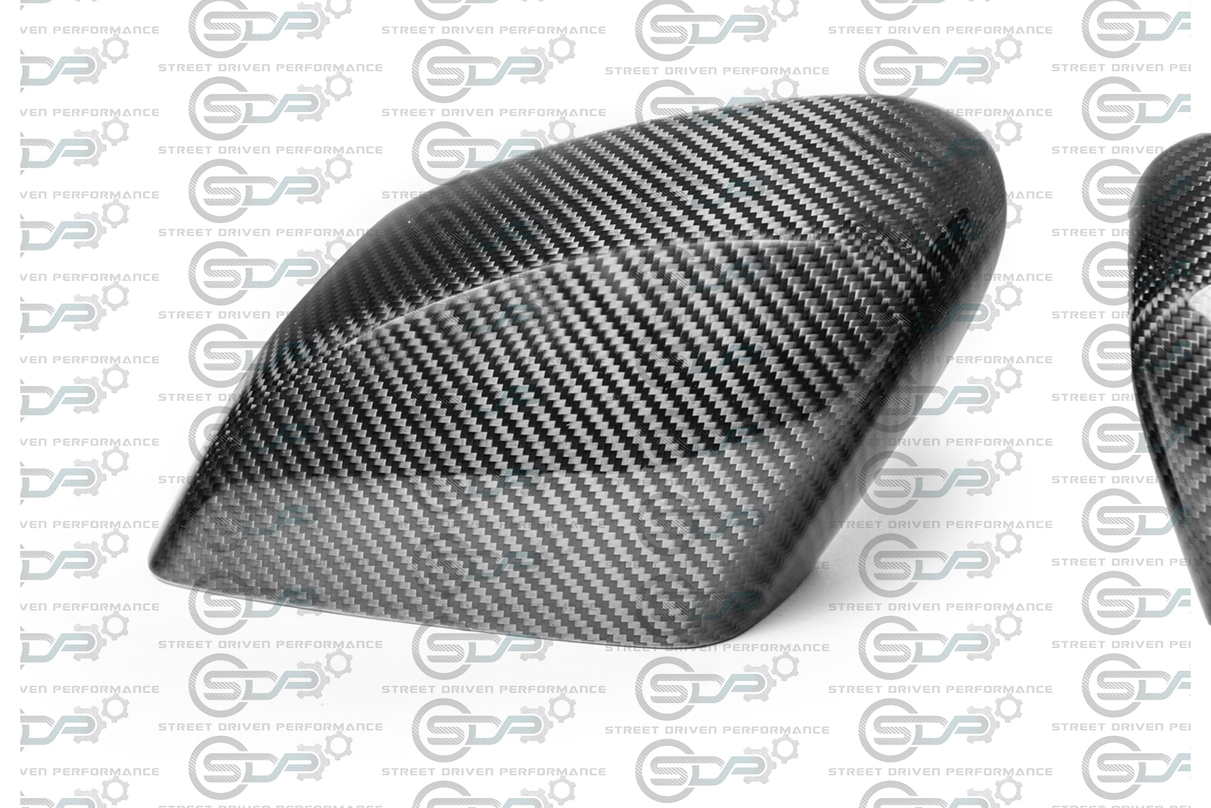 2020+ C8 Corvette - Carbon Fiber Tape-On Top and Bottom Mirror Covers