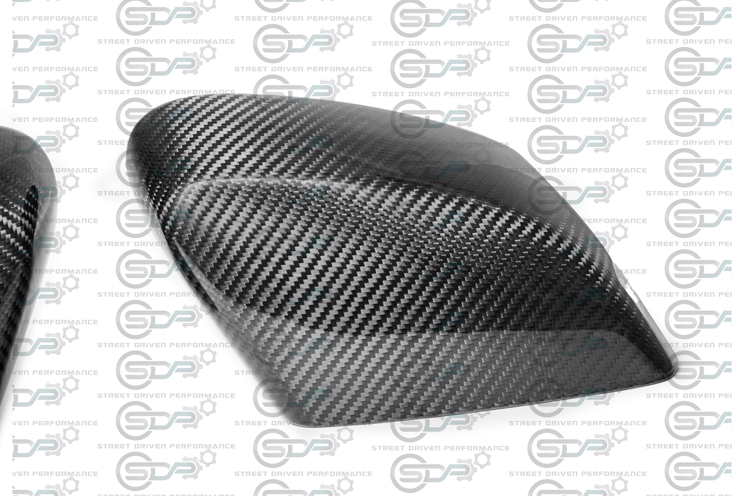 2020+ C8 Corvette - Carbon Fiber Tape-On Top and Bottom Mirror Covers