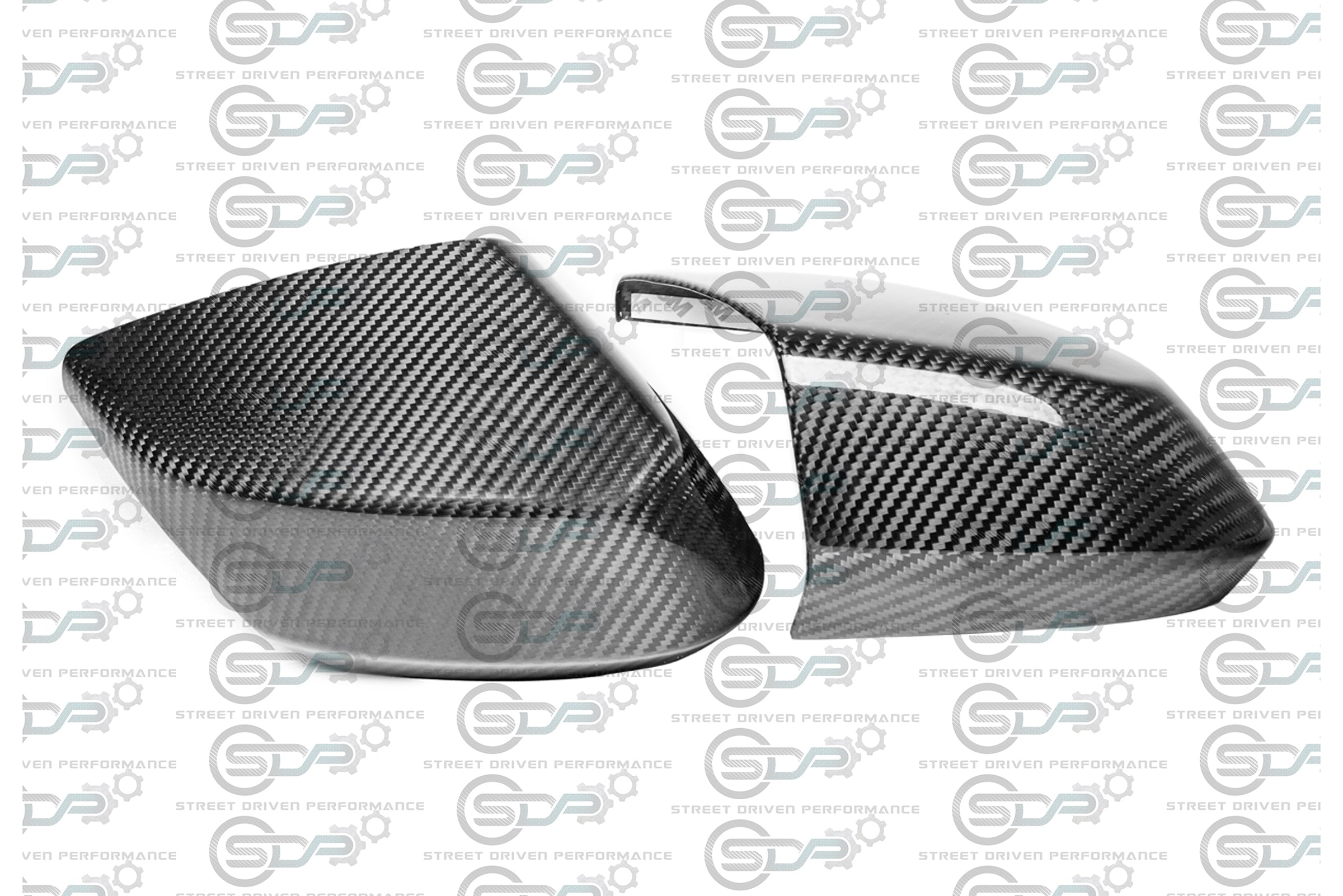 2020+ C8 Corvette - Carbon Fiber Tape-On Top and Bottom Mirror Covers