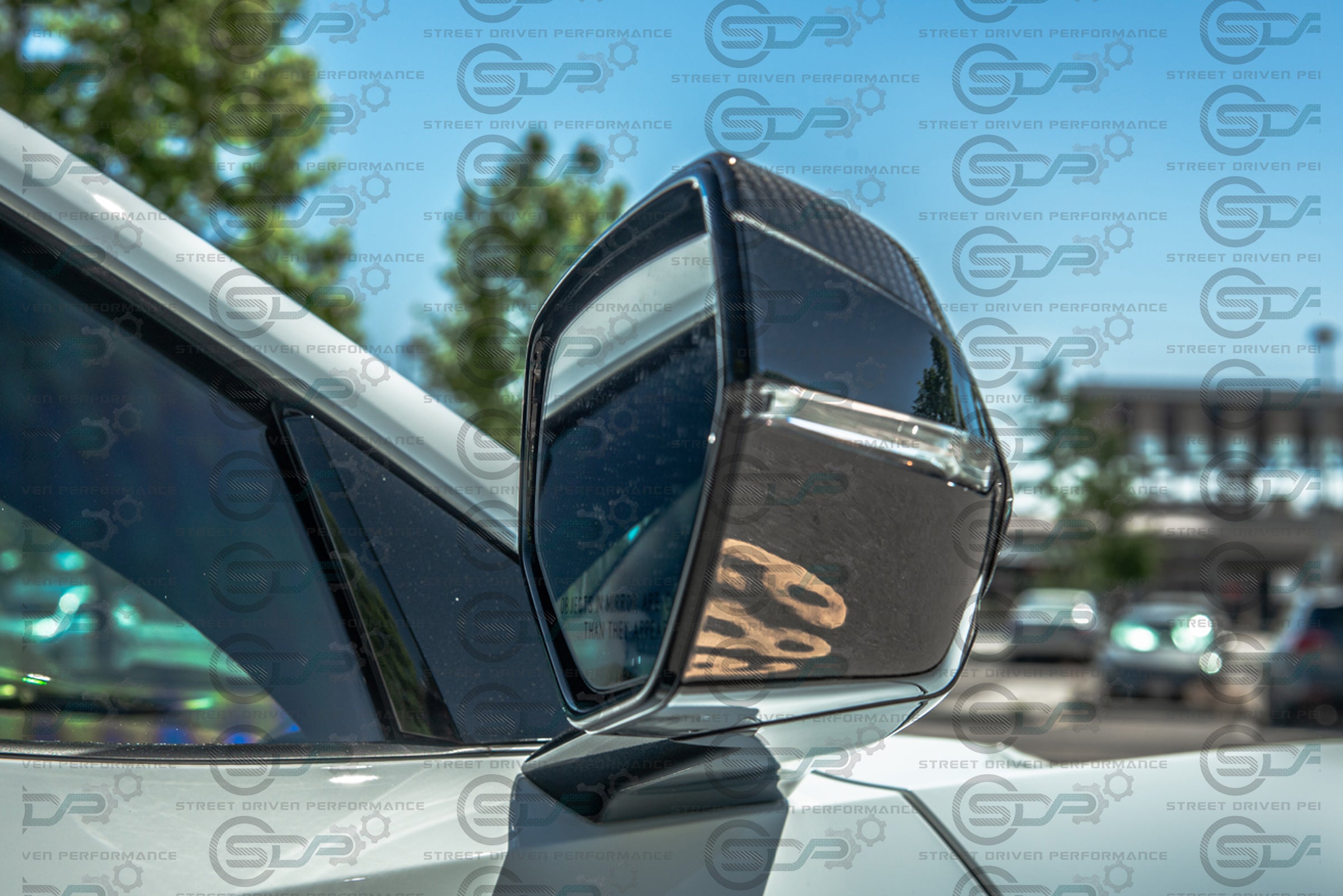 2020+ C8 Corvette - Carbon Fiber Tape-On Top and Bottom Mirror Covers