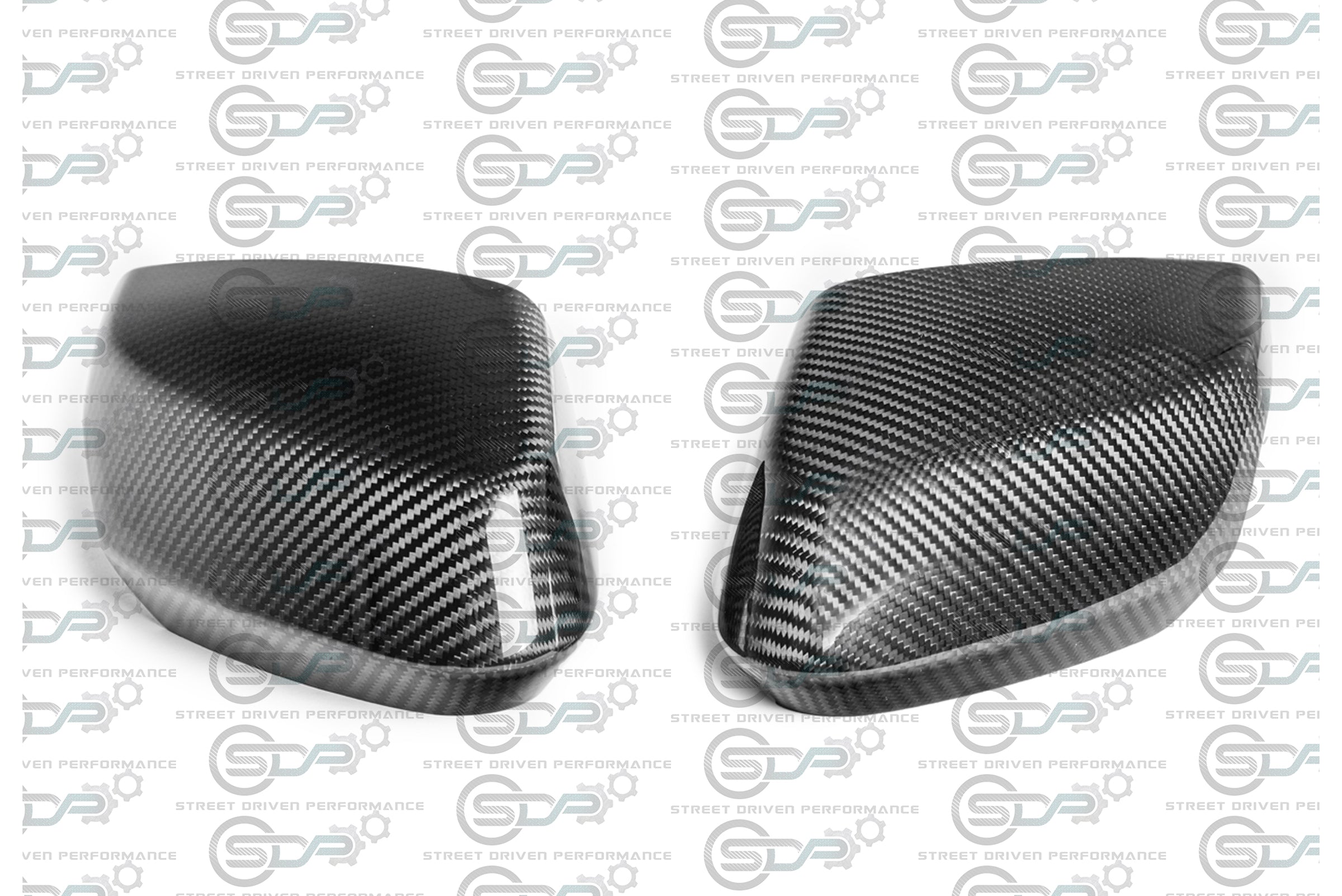 2020+ C8 Corvette - Carbon Fiber Tape-On Top and Bottom Mirror Covers