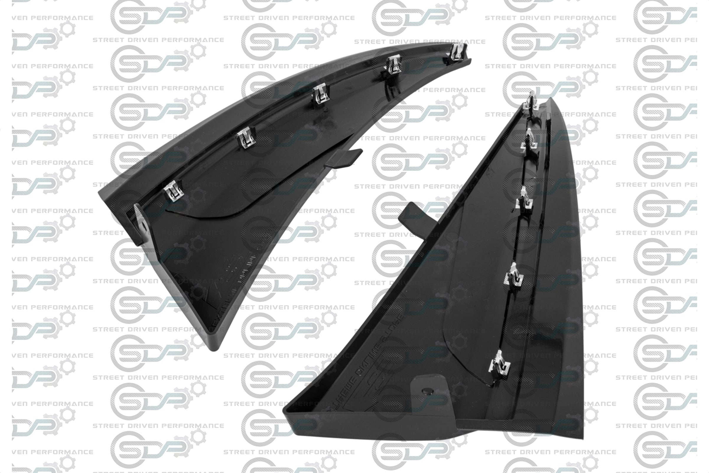 2014-2019 C7 Corvette - Extended Front & Rear Splash Guards / Mud Flaps Pair - for all models