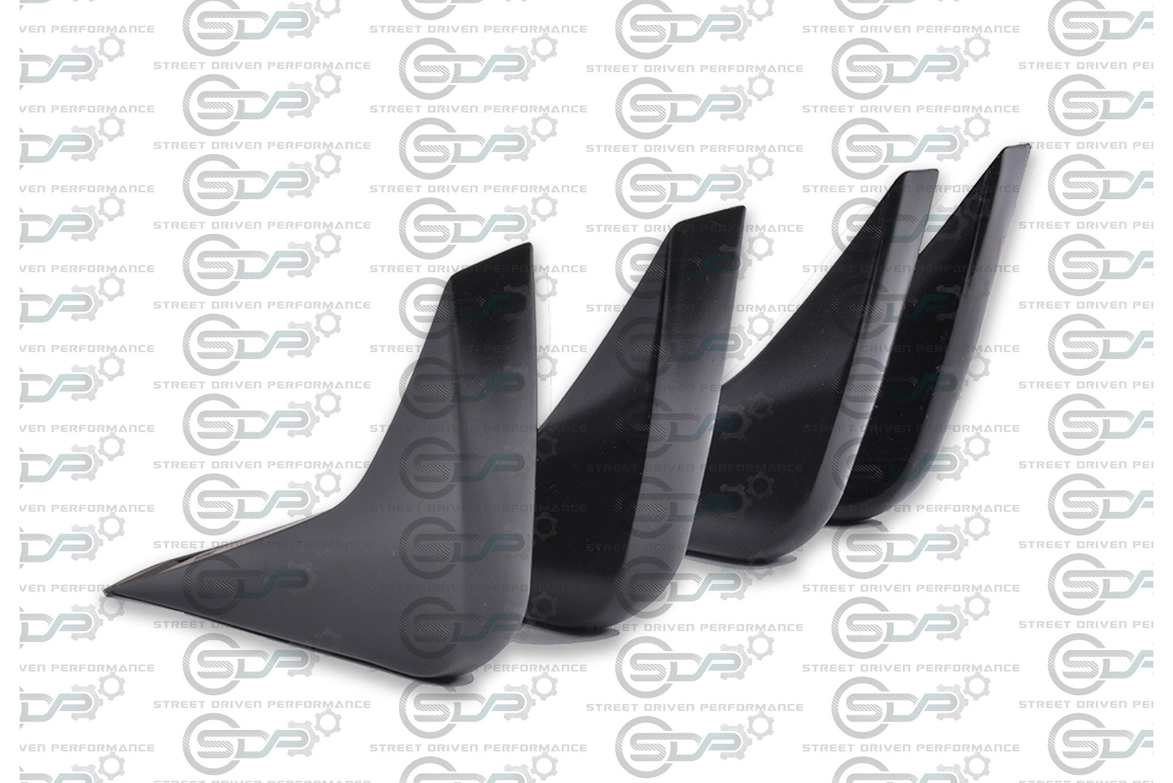 2014-2019 C7 Corvette - Rear Bumper Diffuser Fins