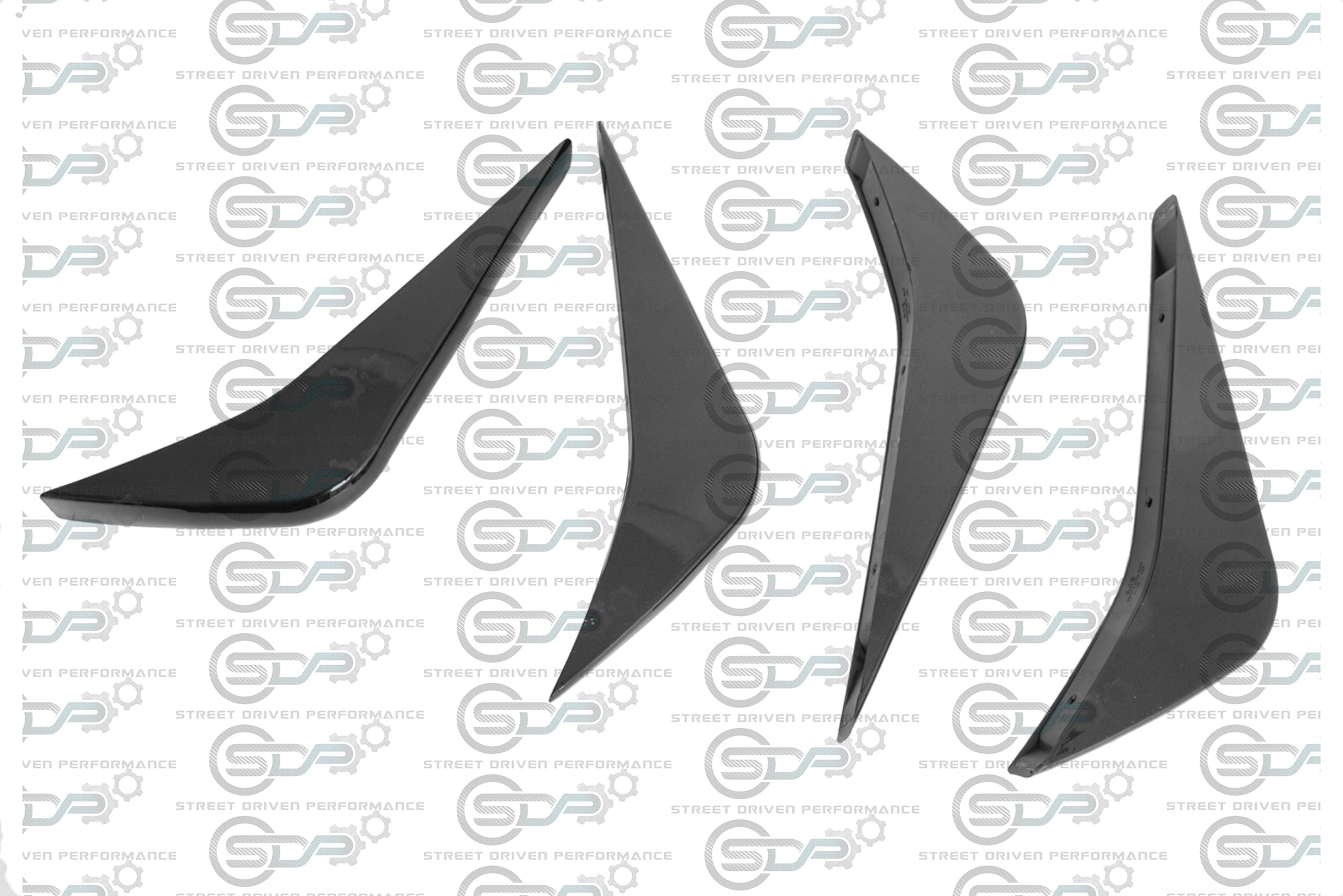 2014-2019 C7 Corvette - Rear Bumper Diffuser Fins