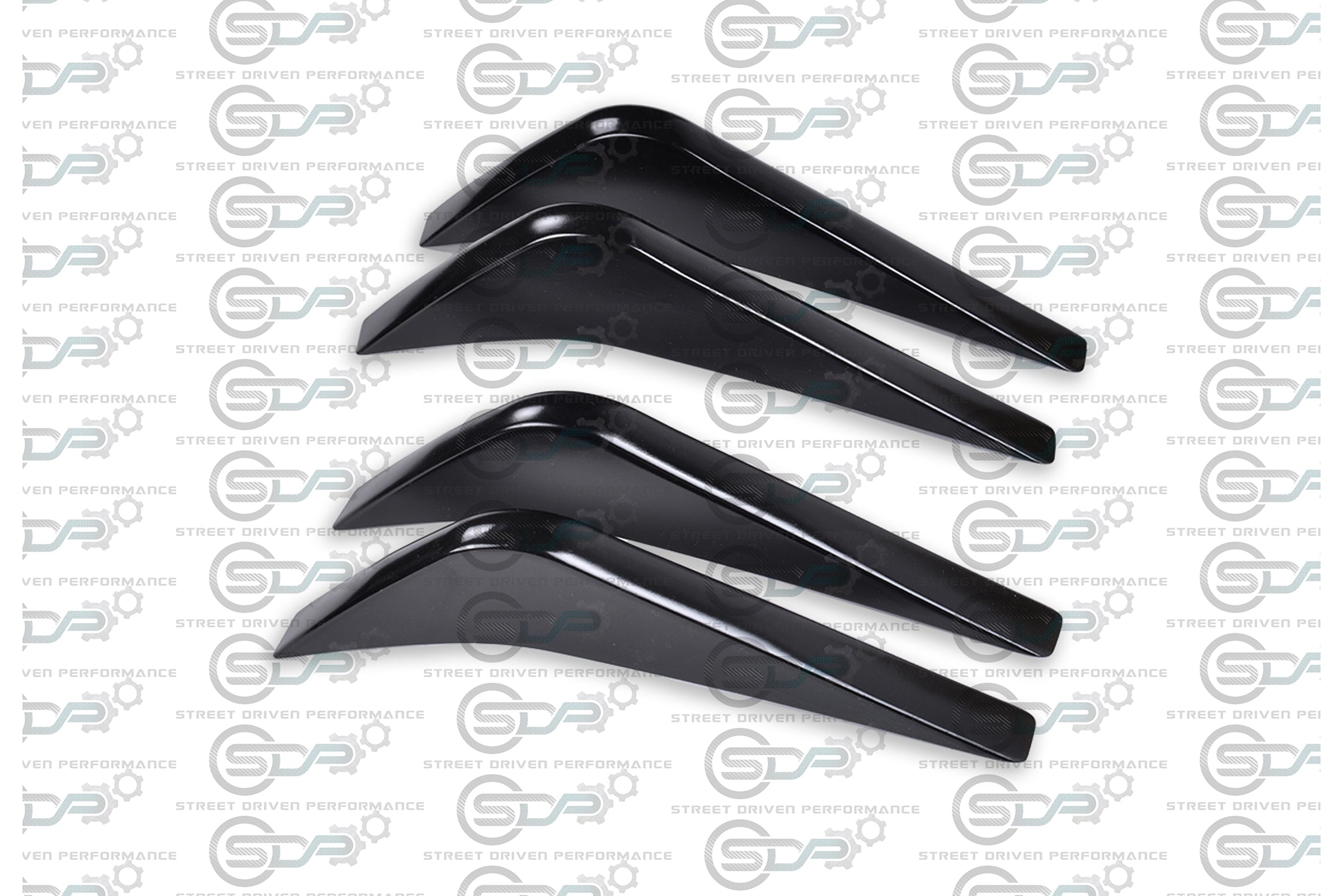 2014-2019 C7 Corvette - Rear Bumper Diffuser Fins