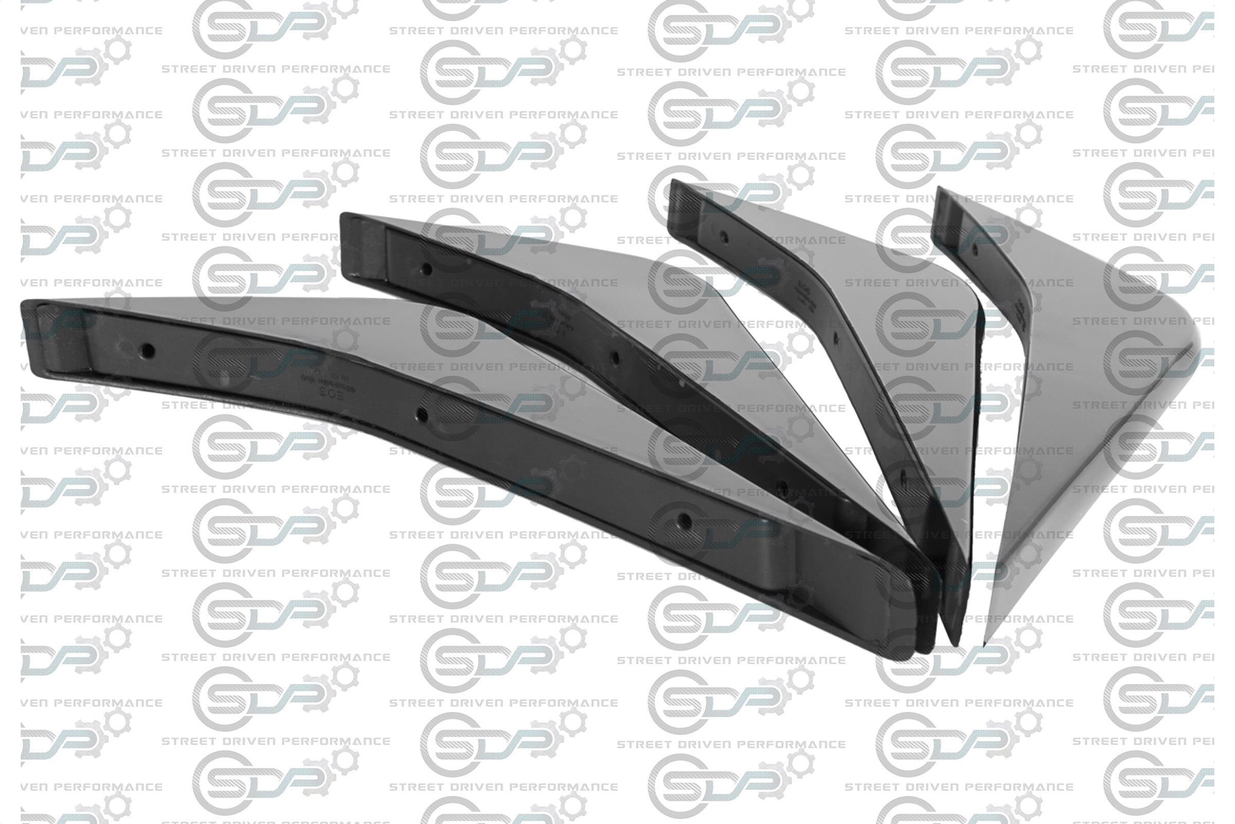 2014-2019 C7 Corvette - Rear Bumper Diffuser Fins