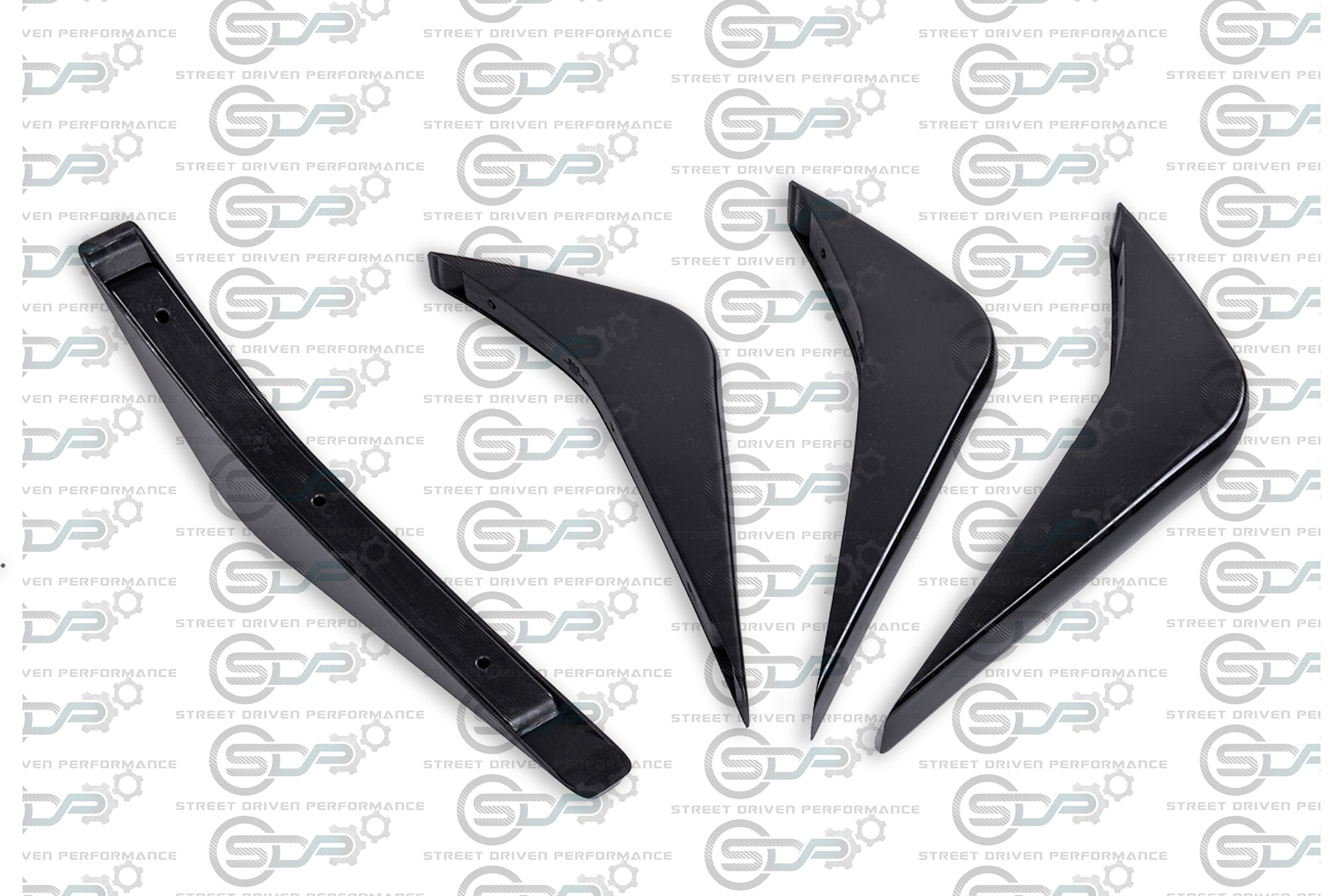 2014-2019 C7 Corvette - Rear Bumper Diffuser Fins