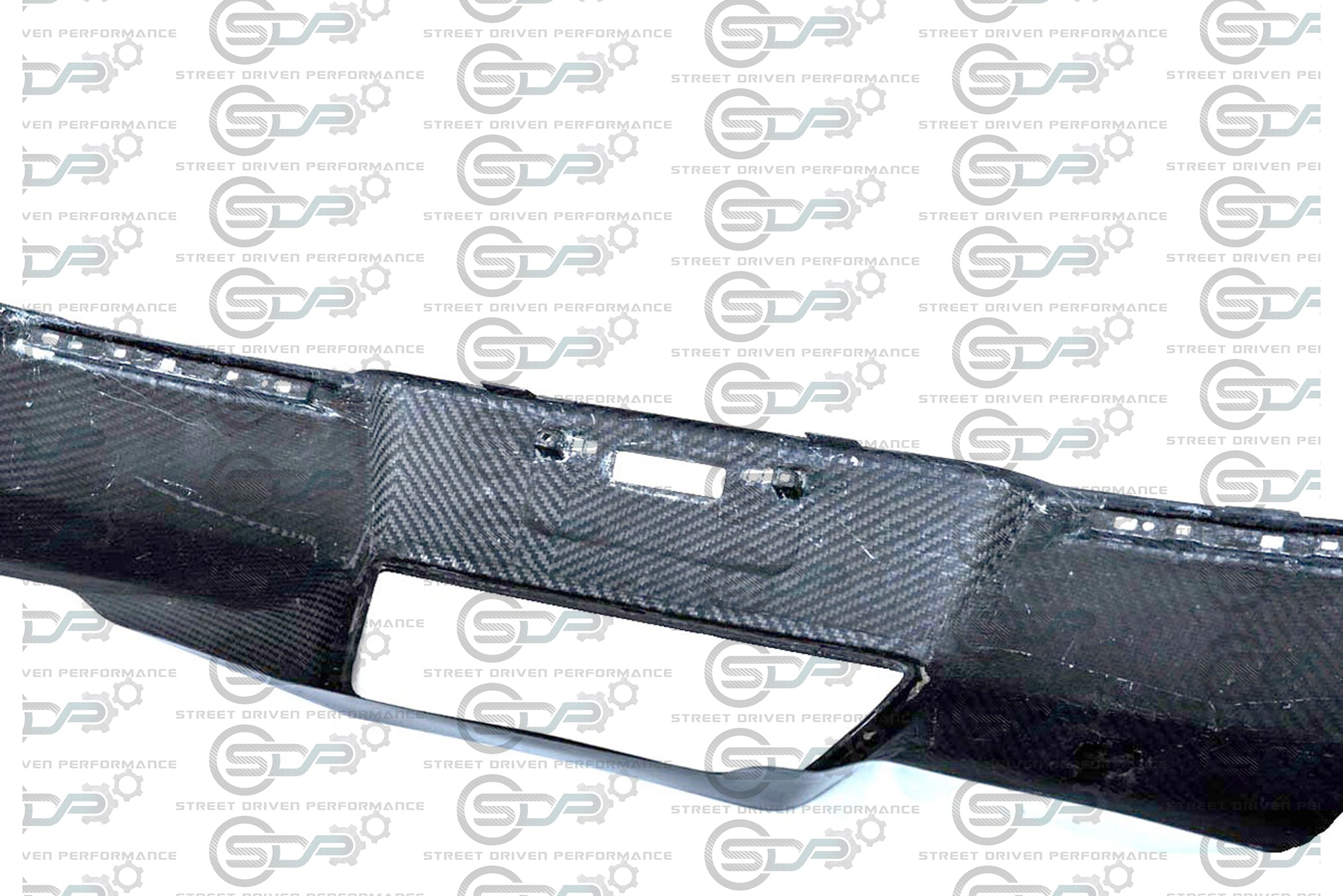 2014-2019 C7 Corvette - Carbon Fiber Rear Bumper Diffuser - Complete