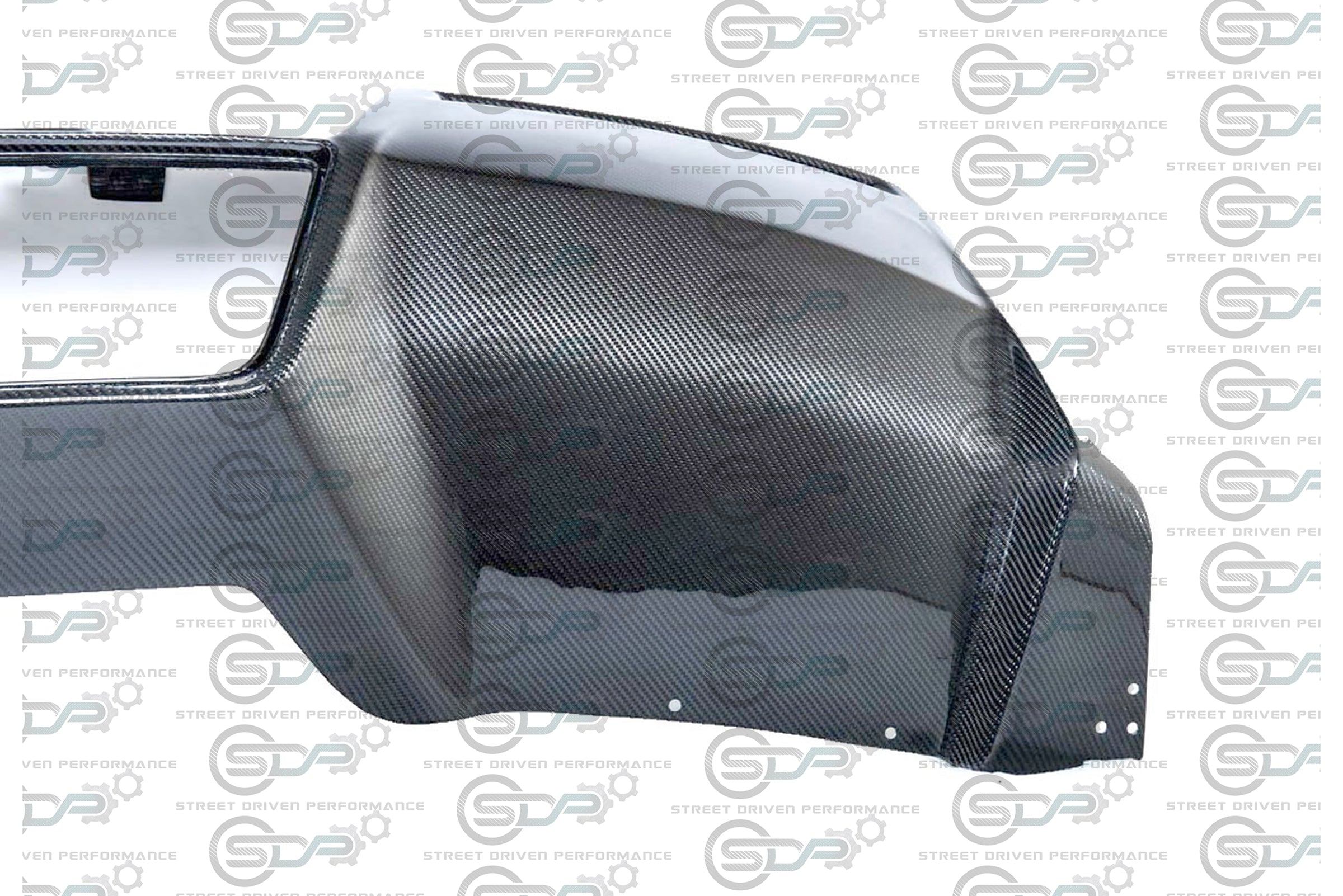 2014-2019 C7 Corvette - Carbon Fiber Rear Bumper Diffuser - Complete
