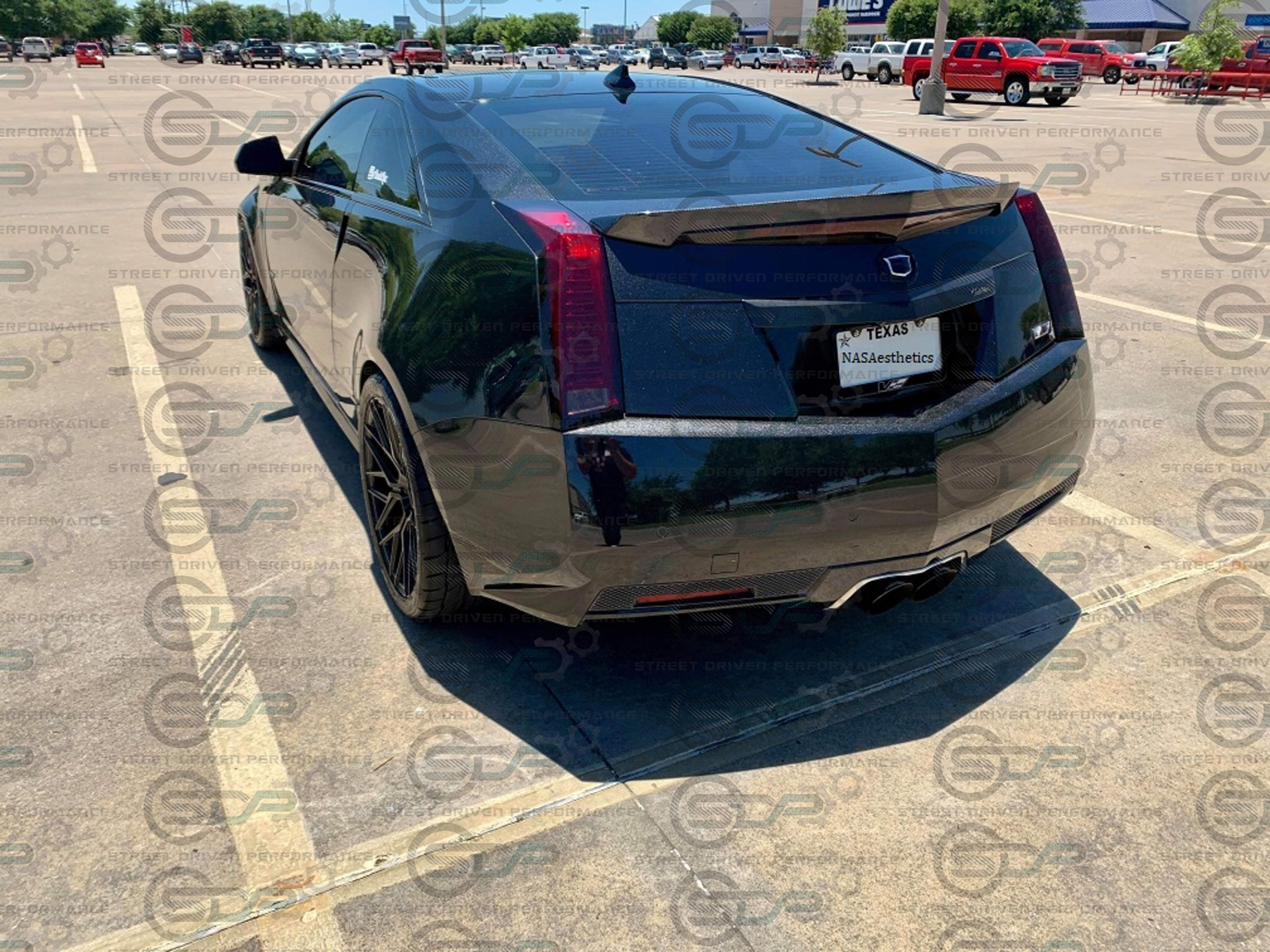 2009-2015 CTS-V V2 Coupe - Carbon Fiber Trunk Lid Spoiler / Wing
