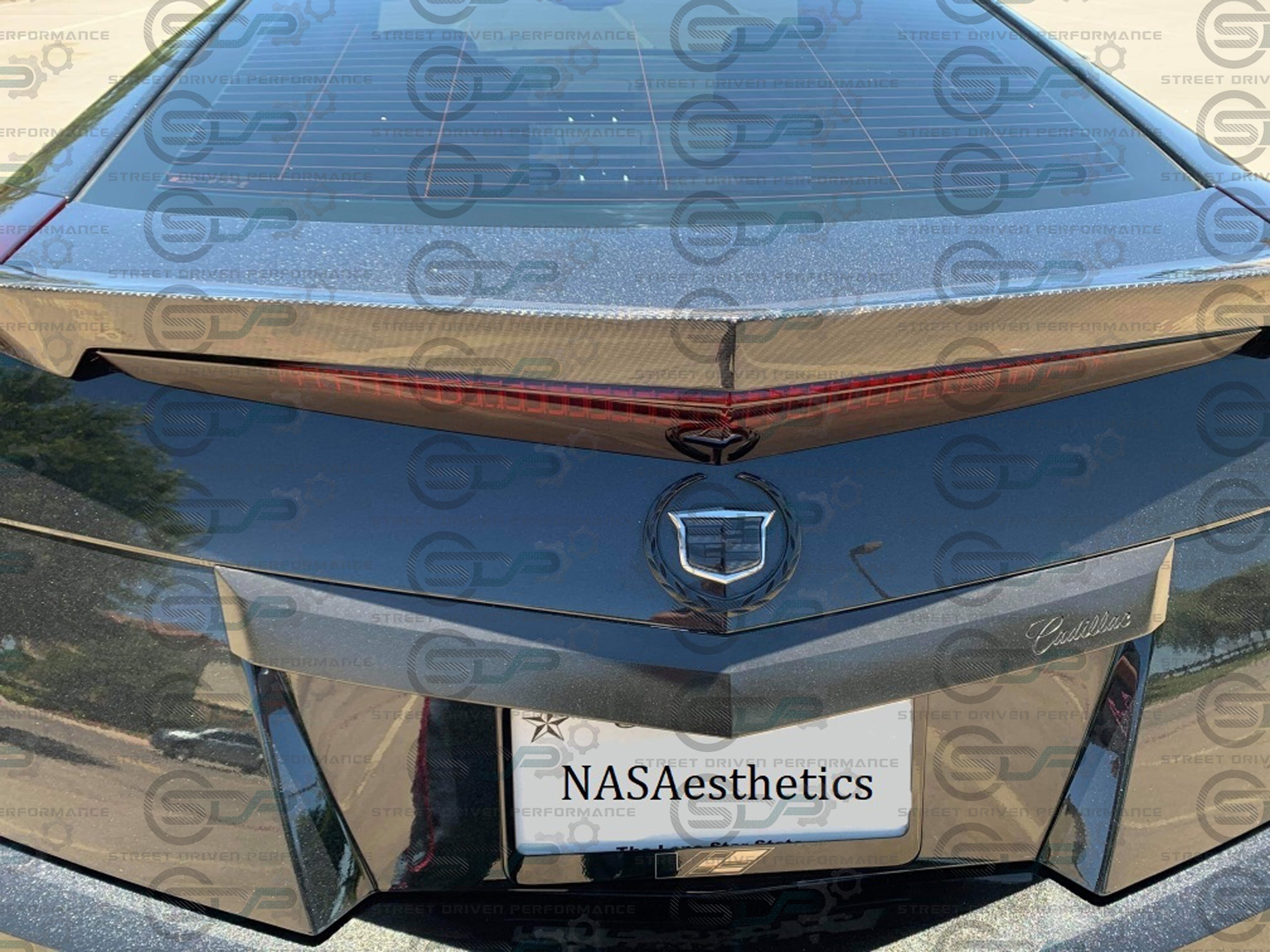 2009-2015 CTS-V V2 Coupe - Carbon Fiber Trunk Lid Spoiler / Wing