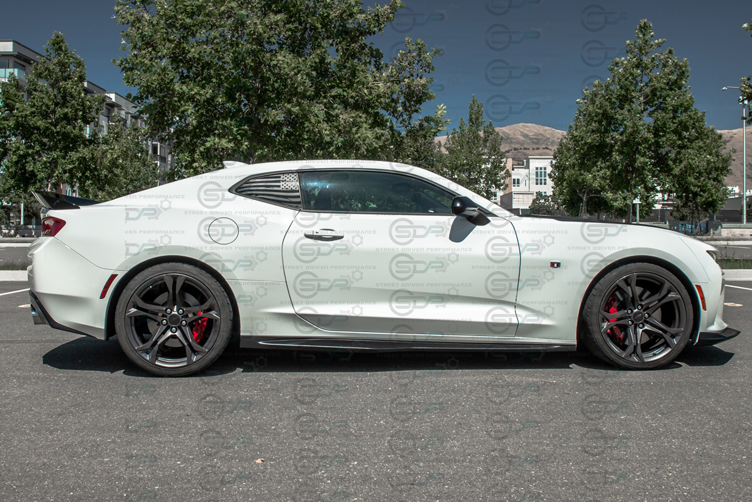 2016+ 6th Gen Camaro - Muscle Style Rear Spoiler Wing With Wickerbill for all models without rear view spoiler camera