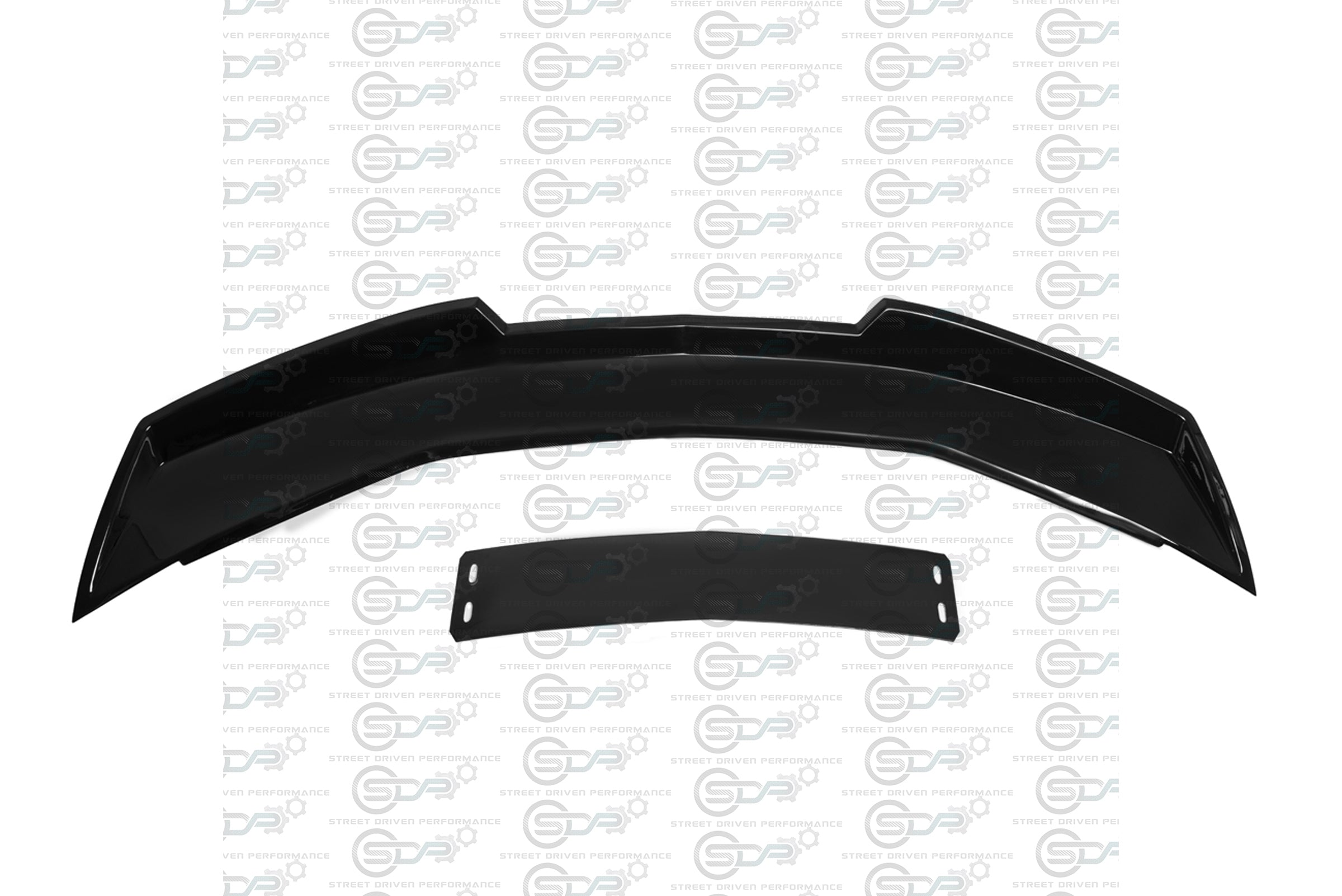 2016+ 6th Gen Camaro - Muscle Style Rear Spoiler Wing With Wickerbill for all models without rear view spoiler camera