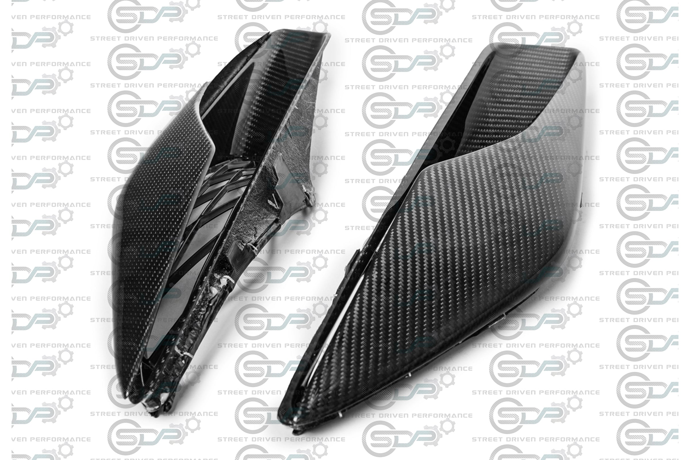 2014-2019 C7 - Corvette - Carbon Fiber Rear Quarter Panel Vents - Z06 Style