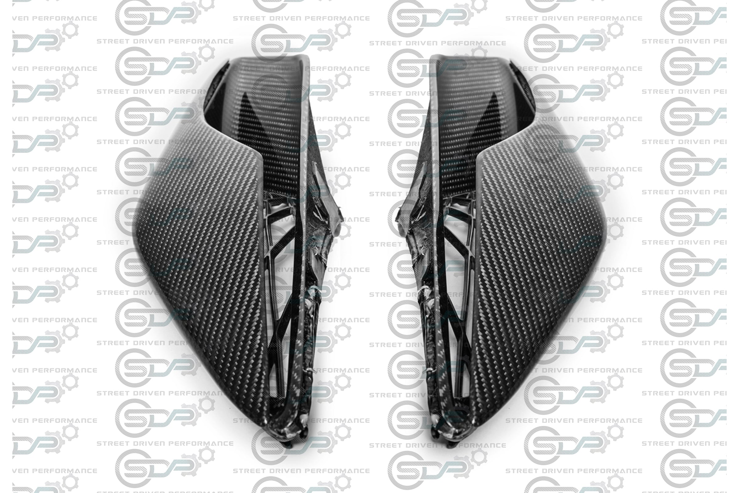 2014-2019 C7 - Corvette - Carbon Fiber Rear Quarter Panel Vents - Z06 Style