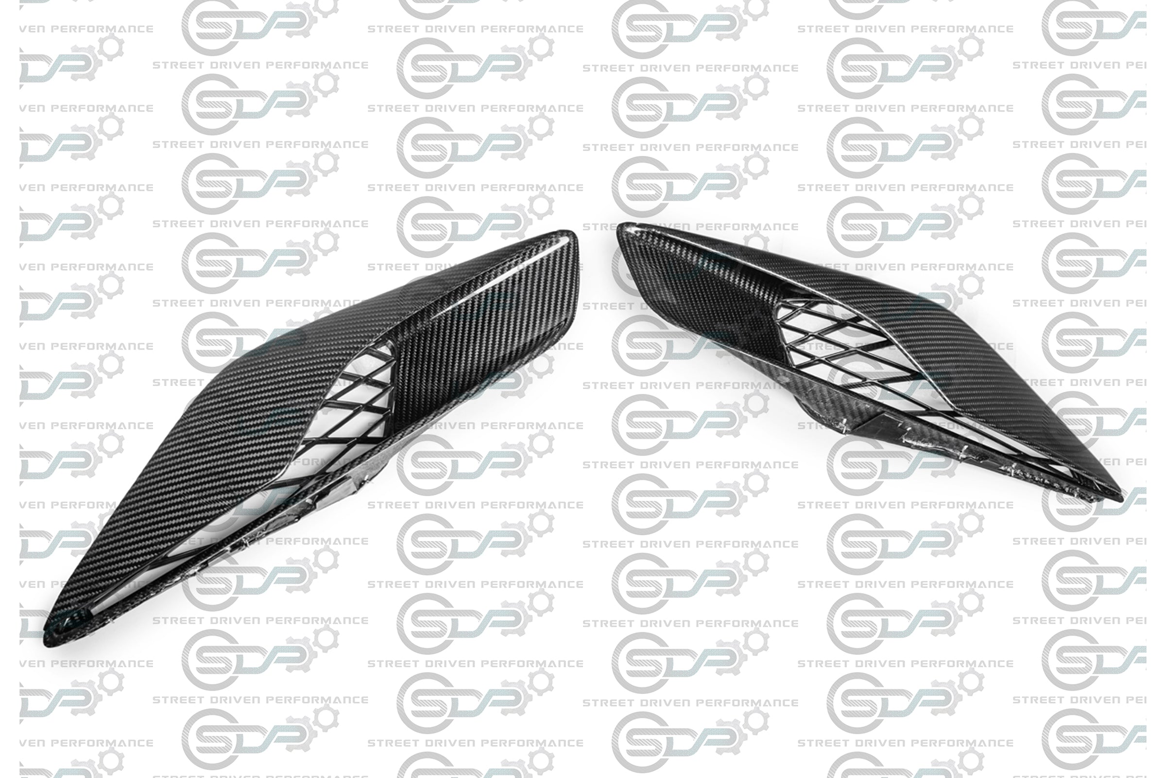 2014-2019 C7 - Corvette - Carbon Fiber Rear Quarter Panel Vents - Z06 Style