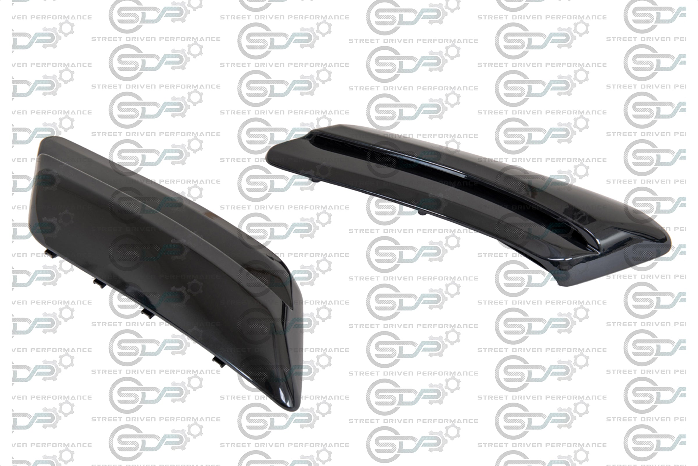 2014-2017 C7 Corvette - Carbon Flash "ZR1 Style Conversion" Side Fender Vents (Pair)
