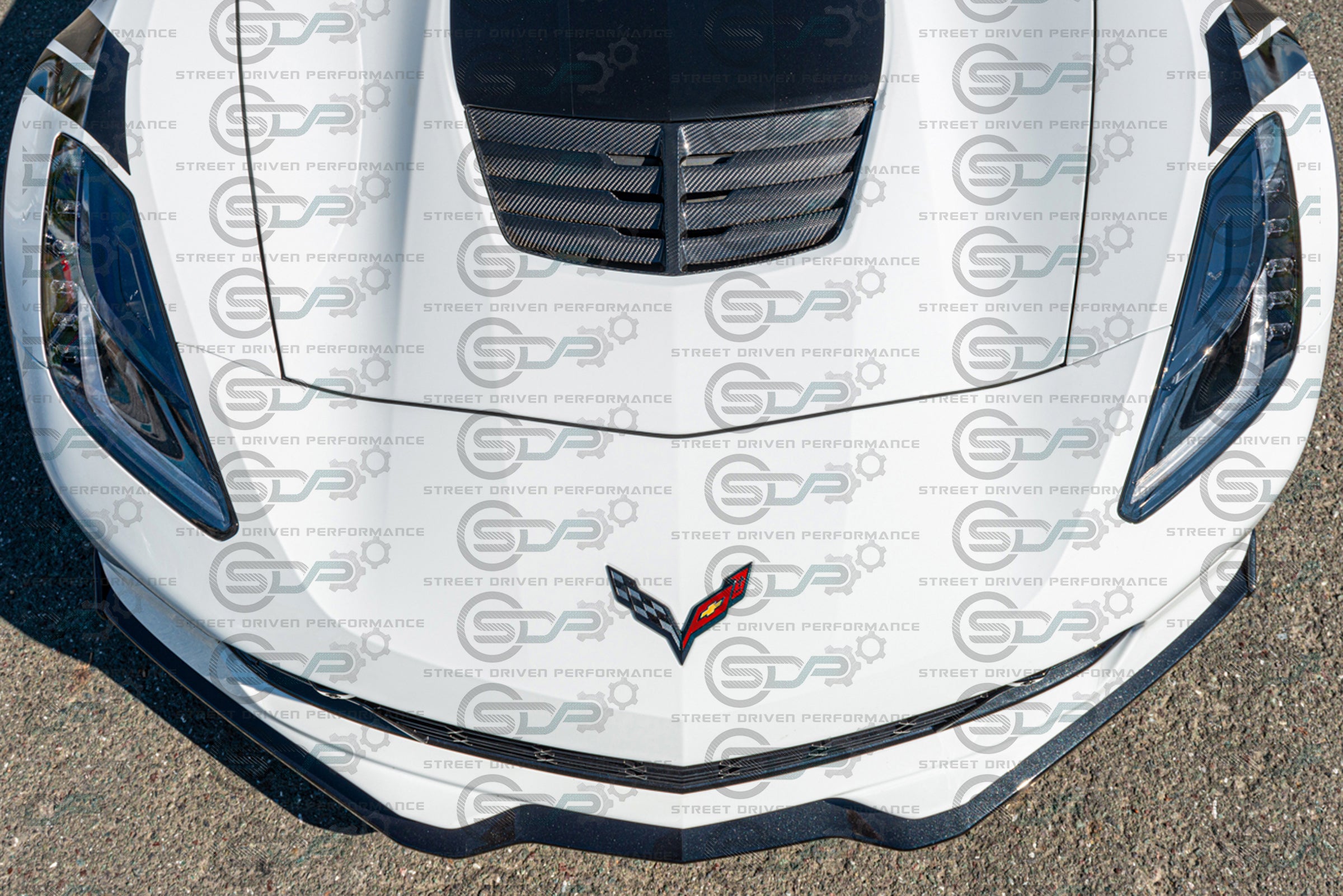 2014-2019 C7 - Corvette - Carbon Fiber Hood Vent - Z06 Style