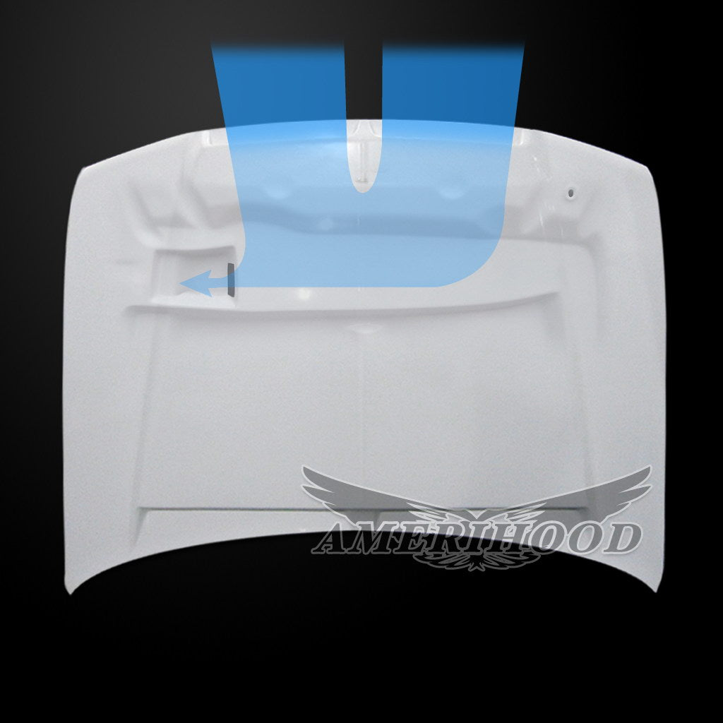 Chrysler 300 2005-2010 Type-E Style Functional Ram Air Hood