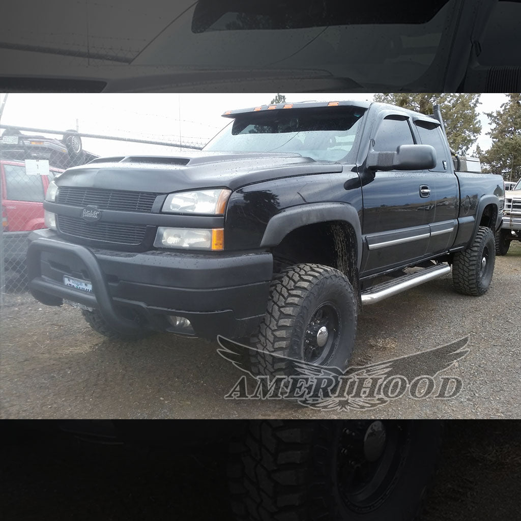 Chevrolet Silverado 2500 2006-2007 Type-E Style Functional Ram Air Hood