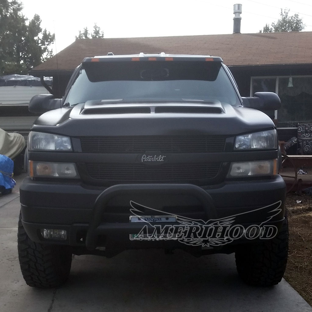 Chevrolet Silverado 2500 2006-2007 Type-E Style Functional Ram Air Hood