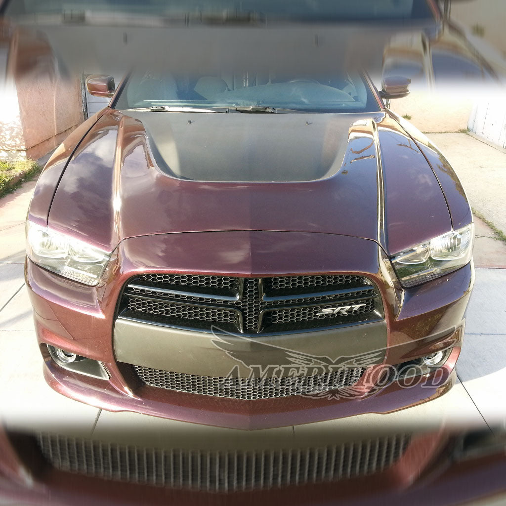 Dodge Charger 2011-2014 Type-SRT8 Style Functional Heat Extractor Cooling Hood