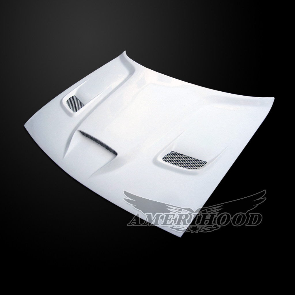Dodge Challenger Type-HC Style Functional Ram Air With Heat Extractor Vents Hood