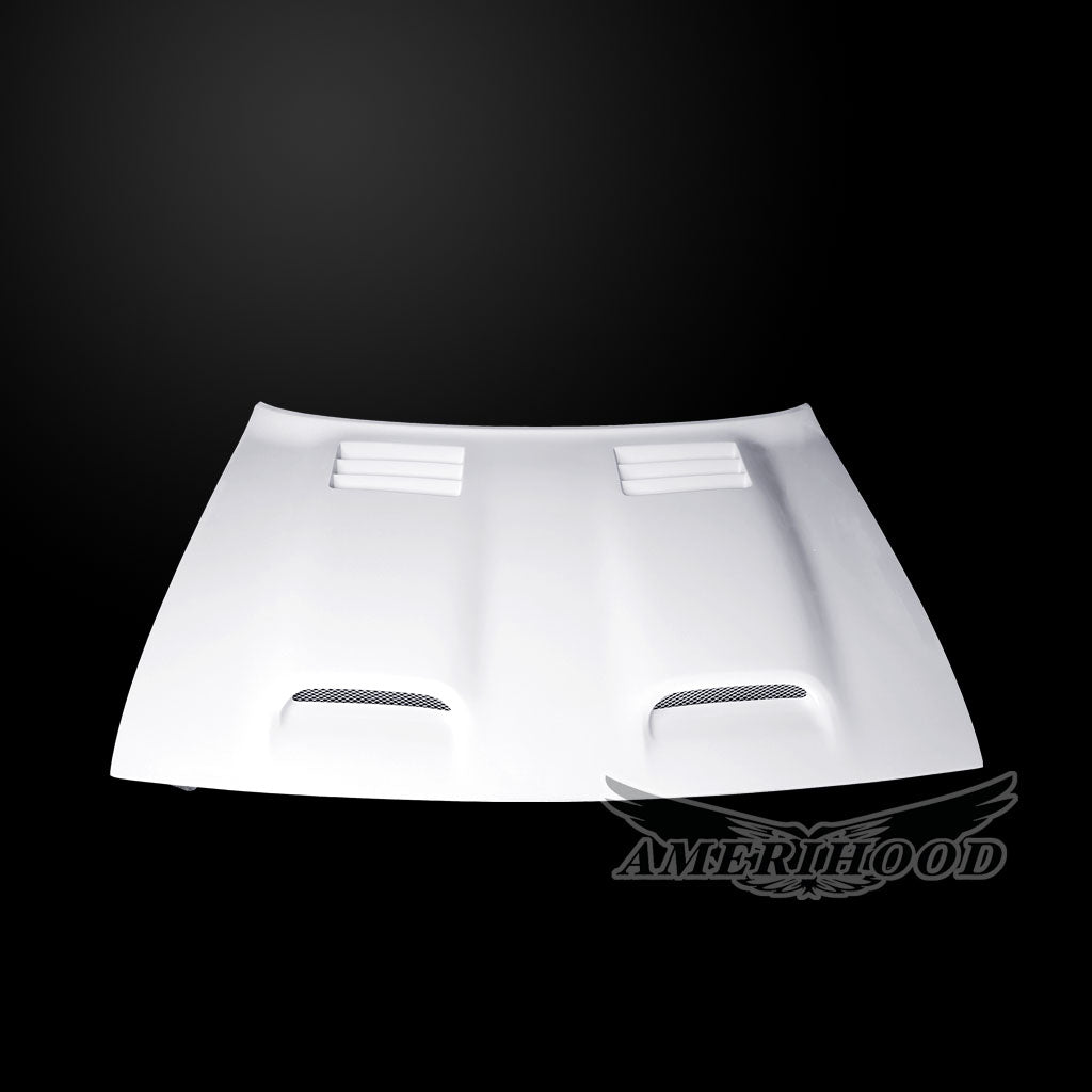 Dodge Challenger RDY Style Functional Ram Air With Heat Extractor Vents Hood