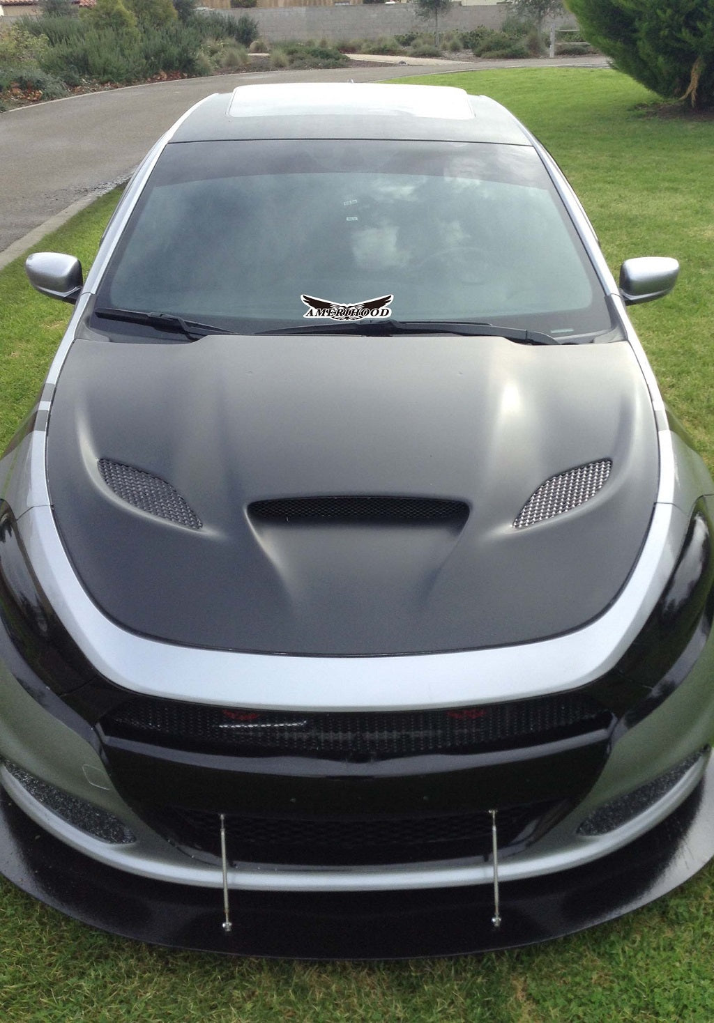 Dodge Dart Type-HC Style Functional Ram Air With Heat Extractor Vents Hood