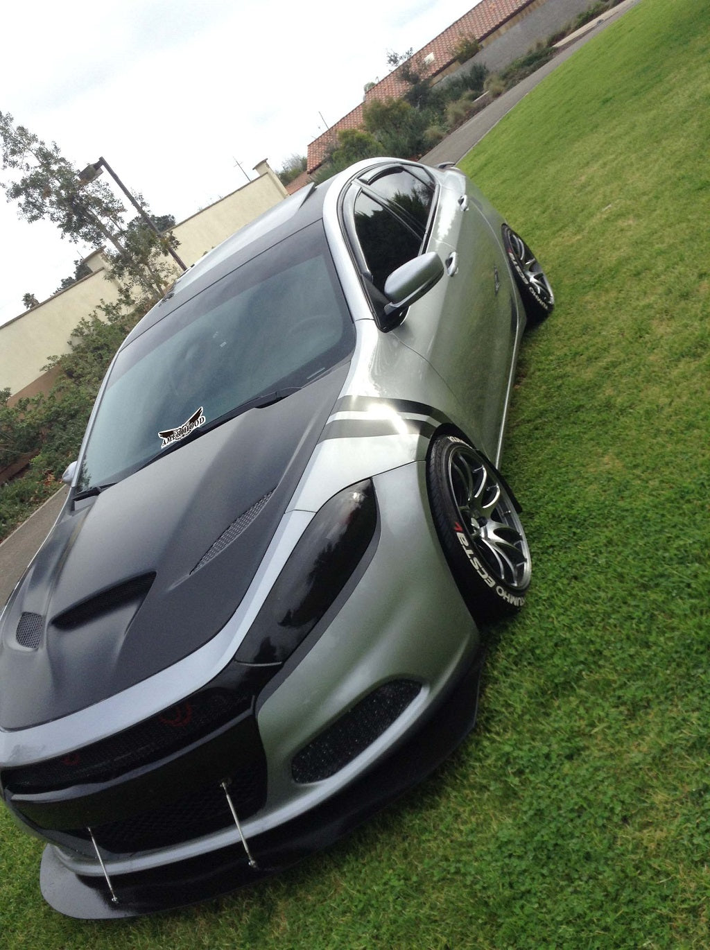 Dodge Dart Type-HC Style Functional Ram Air With Heat Extractor Vents Hood