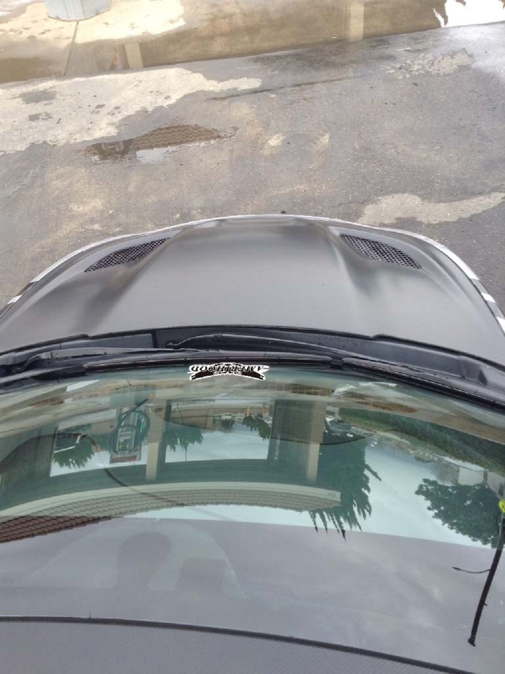 Dodge Dart Type-HC Style Functional Ram Air With Heat Extractor Vents Hood