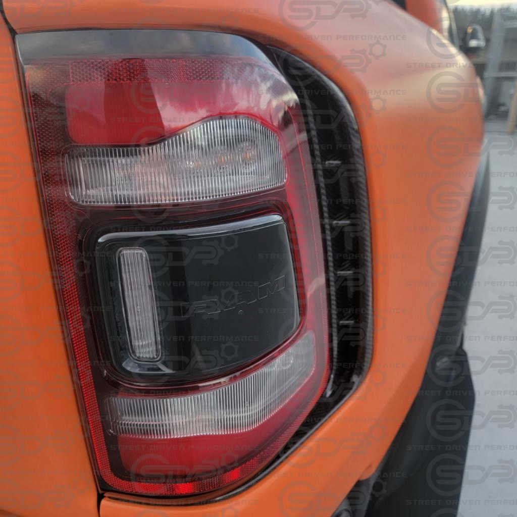 2021-2022 RAM TRX OE CARBON FIBER Tail Light Surrounding