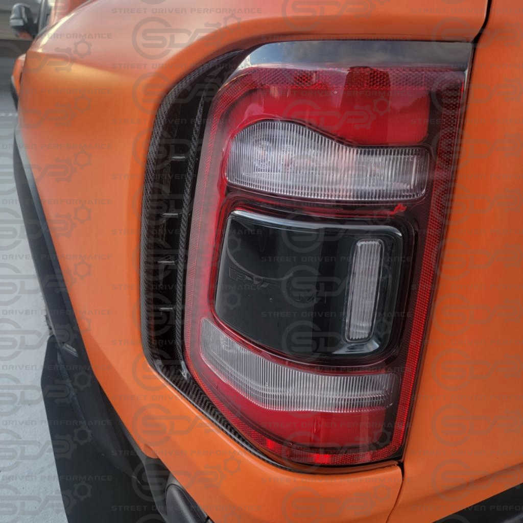2021-2022 RAM TRX OE CARBON FIBER Tail Light Surrounding