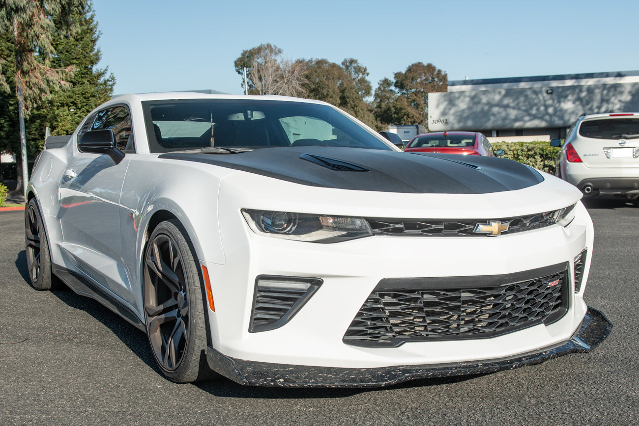 2016+ Camaro SS ZL1 1LE Style FORGED CARBON FIBER Front Bumper Lip Splitter Ground Effects