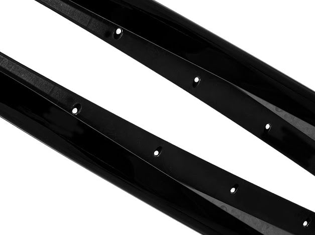 2020+ Corvette C8 SDP Z51 GLOSSY BLACK *ADD-ON* Side Skirts Rocker Panel Pair