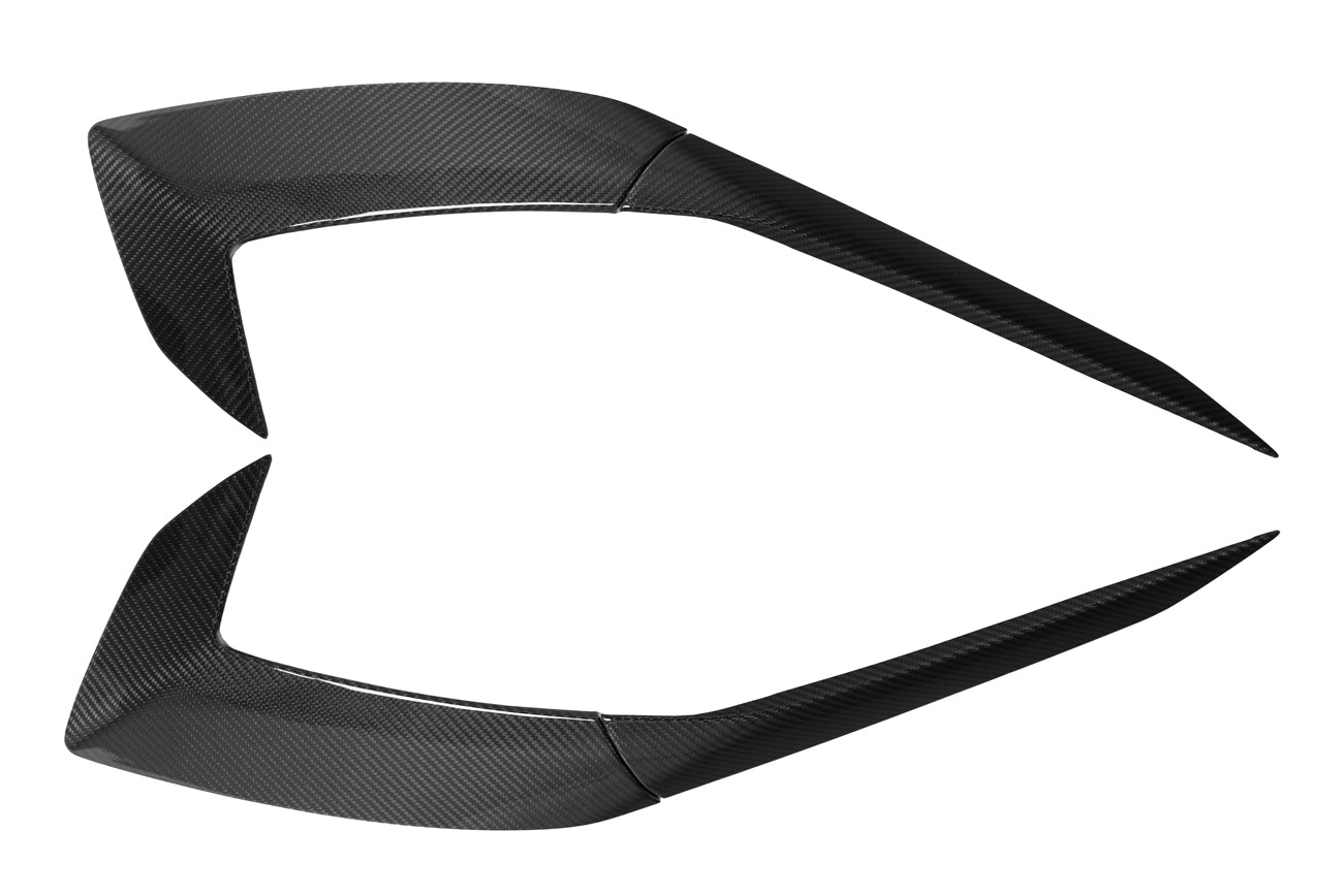 2020+ Corvette C8 CARBON FIBER Replacement Side Fender Vent Door GARNISH (PAIR)