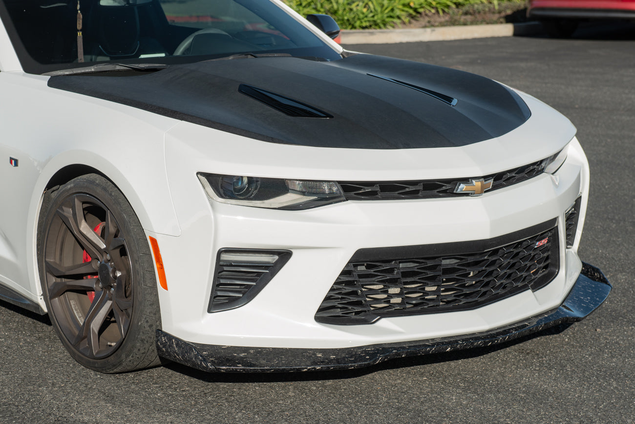 2016+ Camaro SS ZL1 1LE Style FORGED CARBON FIBER Front Bumper Lip Splitter Ground Effects