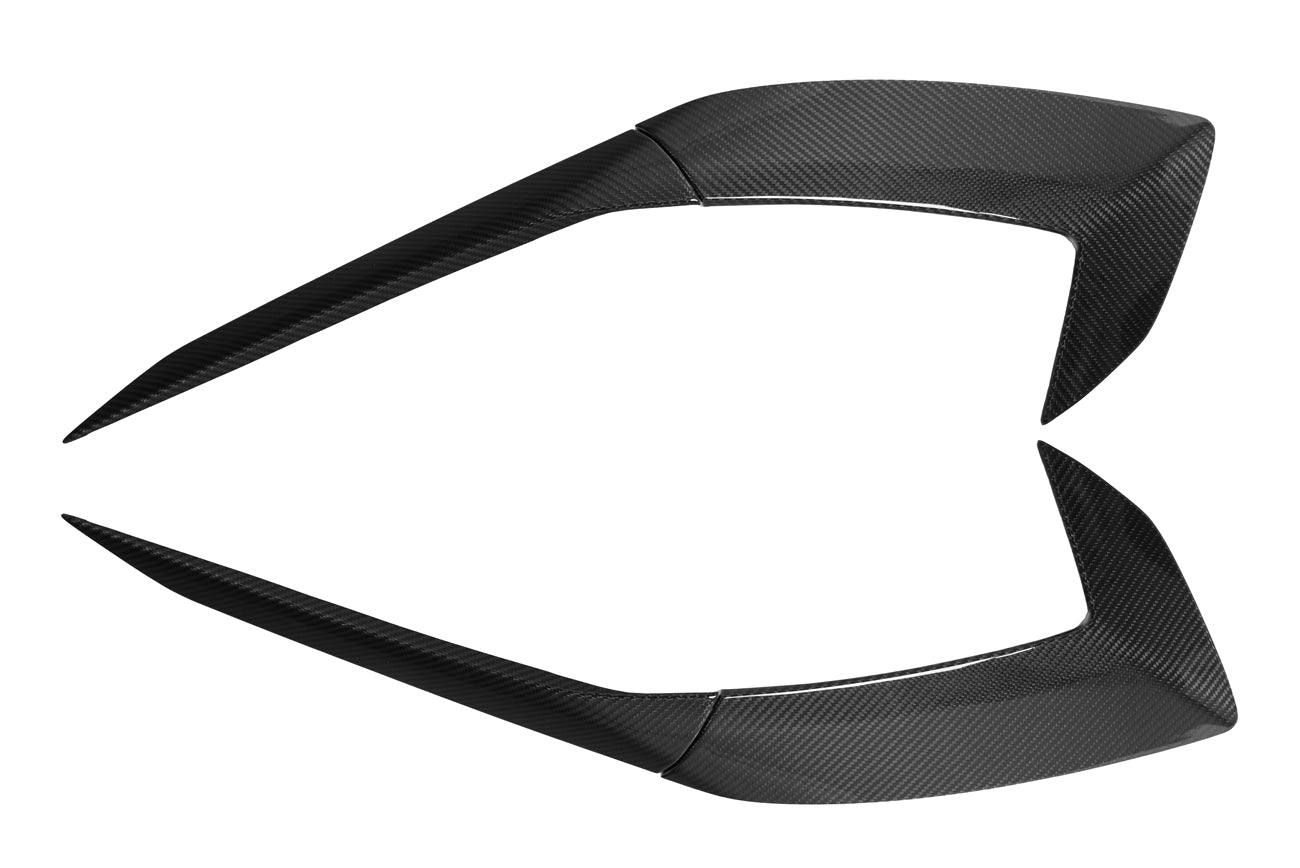 2020+ Corvette C8 CARBON FIBER Replacement Side Fender Vent Door GARNISH (PAIR)